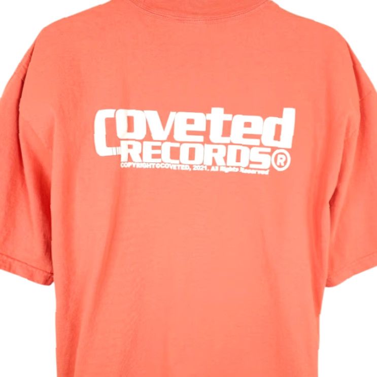 Vintage VINTAGE Coveted Records T Shirt Mens XL Oranges Las Vegas MADE IN USA Size US XL / EU 56 / 4 - 2 Thumbnail
