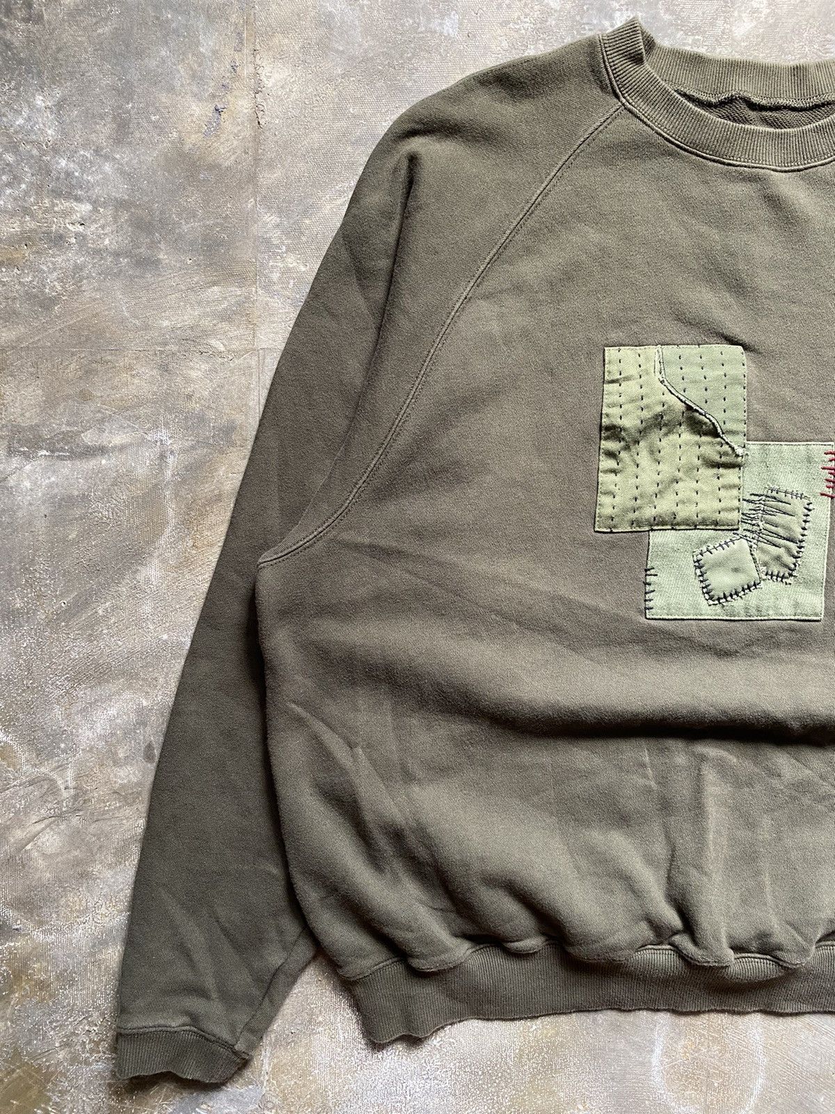 GOOPiMADE Goopimade x Syndro Boro Patchwork Loose Sweater Size US L / EU 52-54 / 3 - 3 Thumbnail