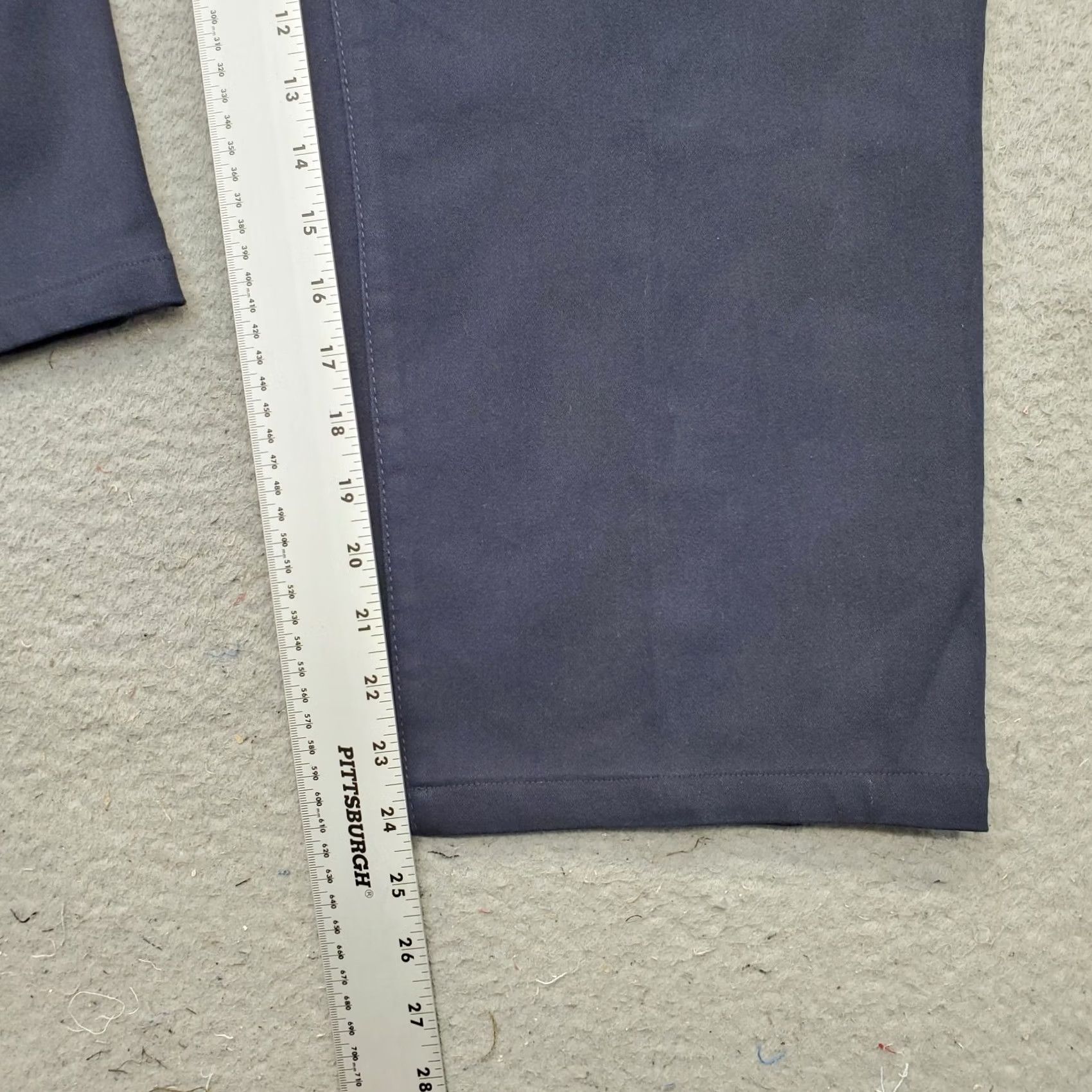 Vintage Style&co. Jeans Womens 22W Blue Flat Front Straight Leg Stretch High Waist Jeans Size 40" / US 18 - 4 Thumbnail