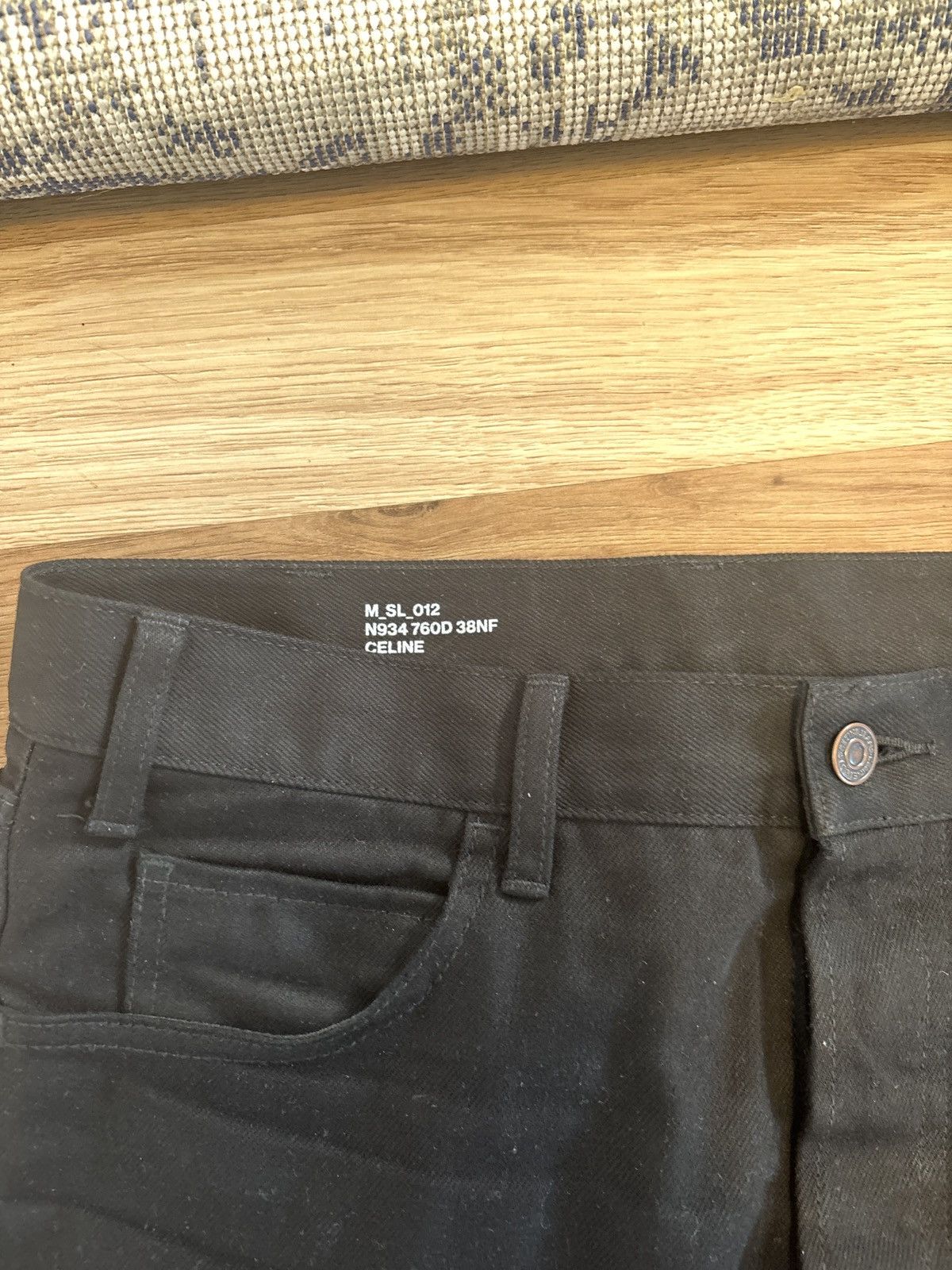 Celine Celine by Hedi slimane black denim jeans Size US 30 / EU 46 - 6 Thumbnail