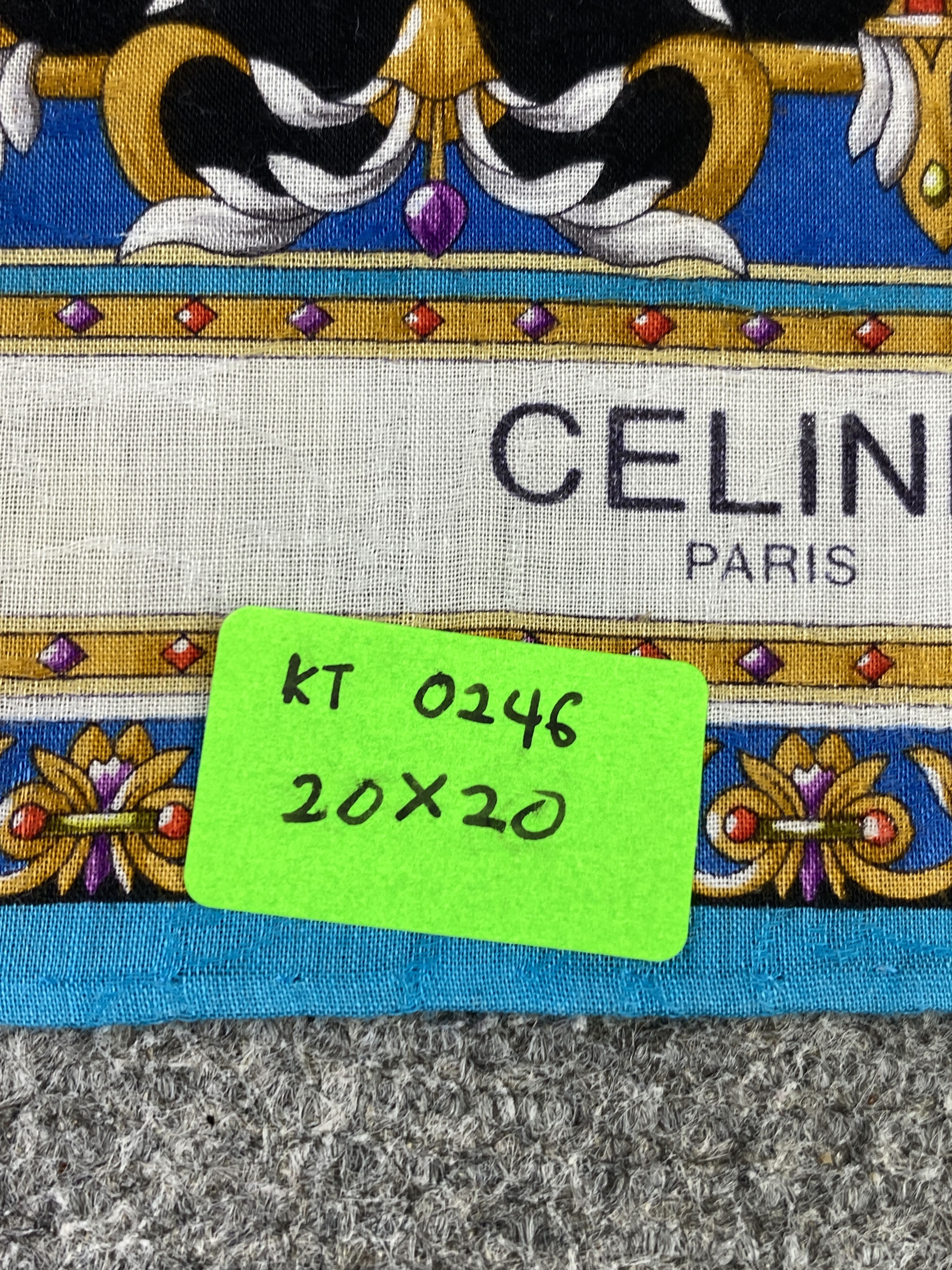 Celine Vintage Celine Handkerchief / Neckerchief KT0246 Size ONE SIZE - 9 Thumbnail