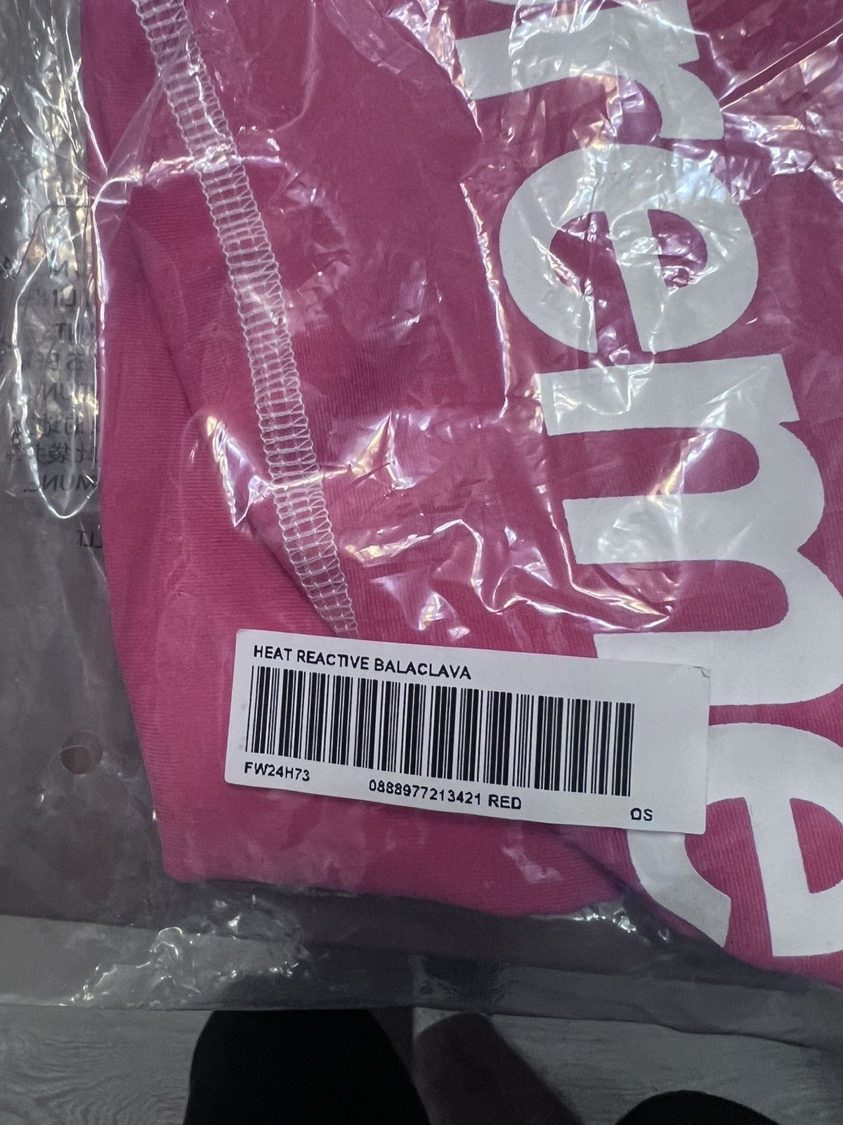 Supreme Supreme Heat Reactive Baclava Size ONE SIZE - 2 Thumbnail