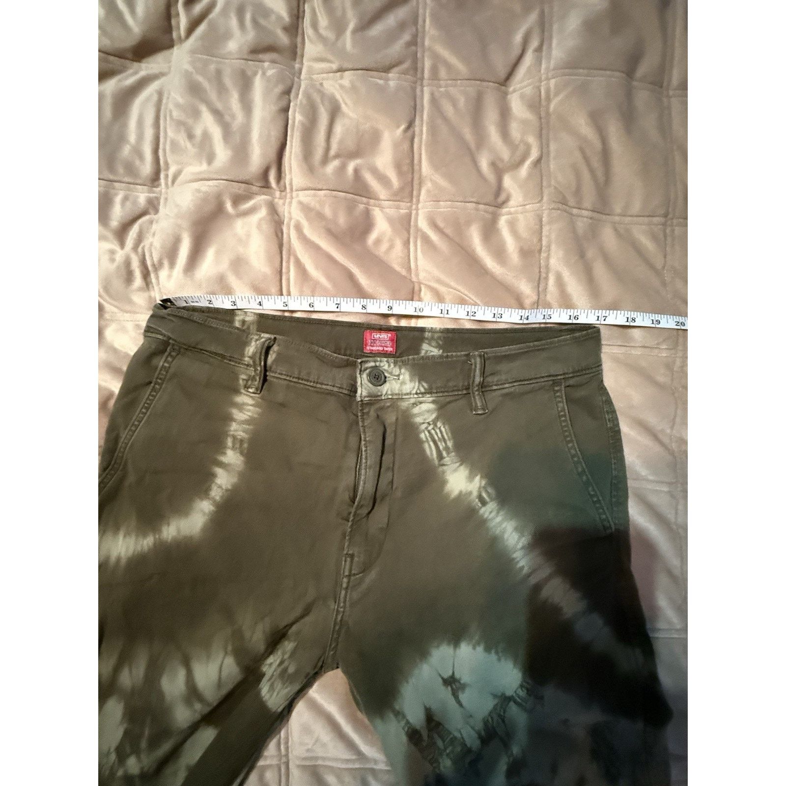Levi's Levi's XX Men's Chino Standard Pant 34x29 Green Tie Dye Size US 34 / EU 50 - 8 Thumbnail