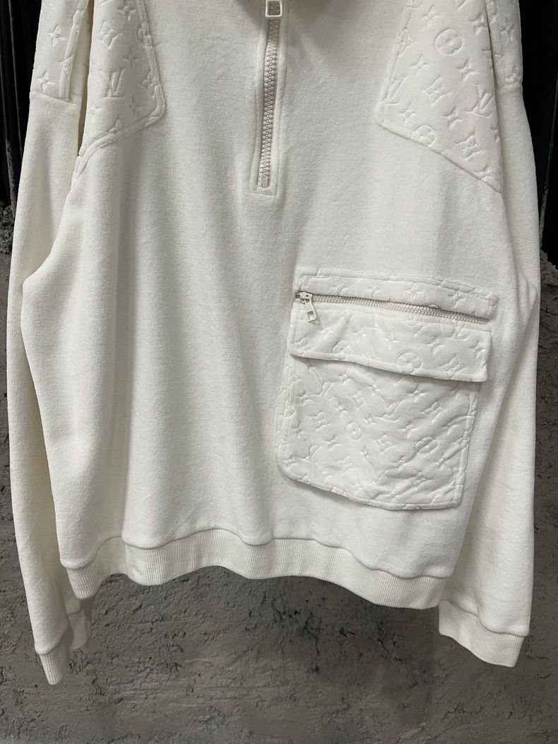 Louis Vuitton Louis Vuitton Velvet half zip sweatshirt Size US L / EU 52-54 / 3 - 4 Thumbnail