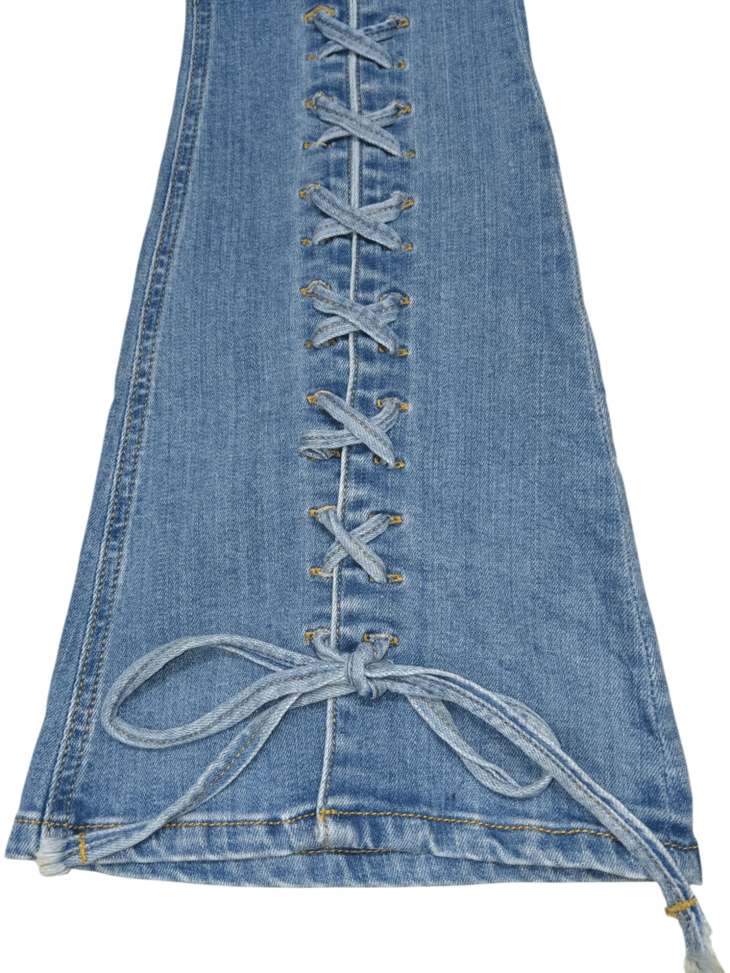 Tornado Mart 💥Jóuetie💥 Lace Up Stretchable Super Flare Denim Size 26" / US 2 / IT 38 - 5 Thumbnail