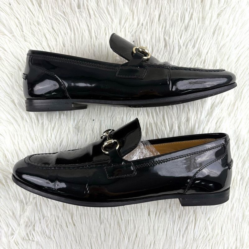 Gucci Gucci Black Patent Leather Loafers for Casual Wear Size US 5.5 / EU 38 - 4 Thumbnail