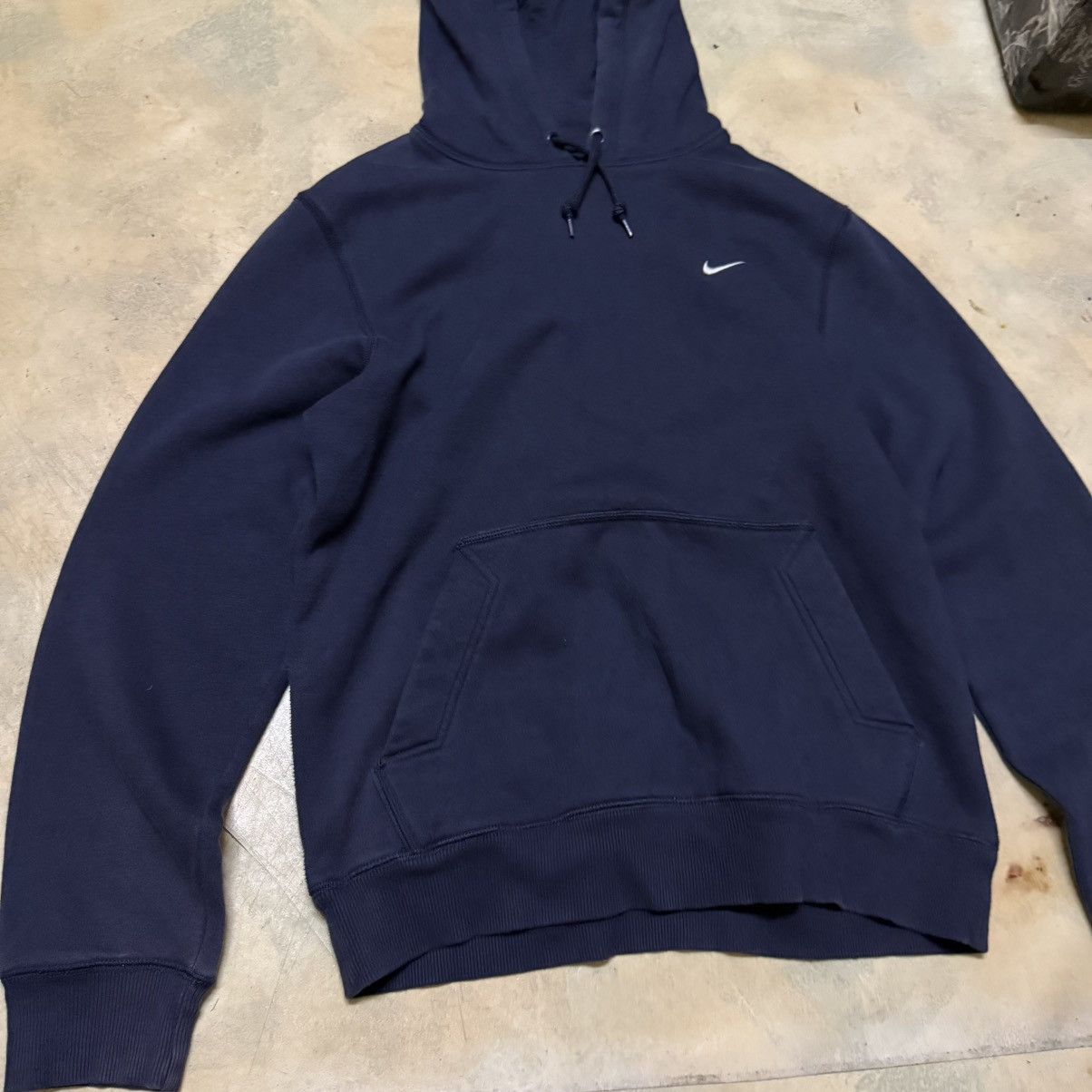 Nike Y2K Navy Blue Nike Hoodie Small Logo Size US M / EU 48-50 / 2 - 4 Thumbnail