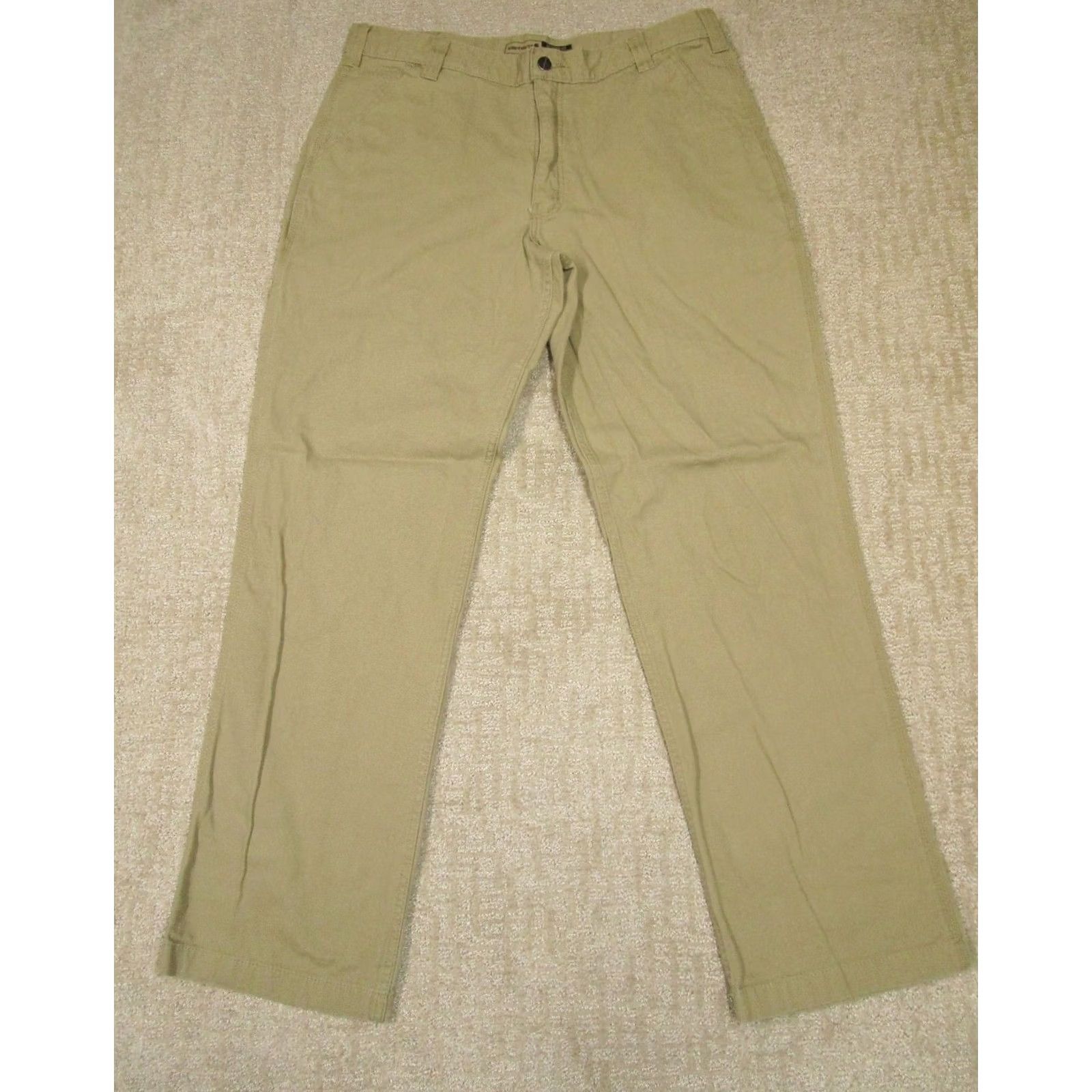 Carhartt Carhartt Jeans Men 38x34 Brown Carpenter Straight Utility Canvas Pants Workwear Size US 38 / EU 54 - 2 Thumbnail