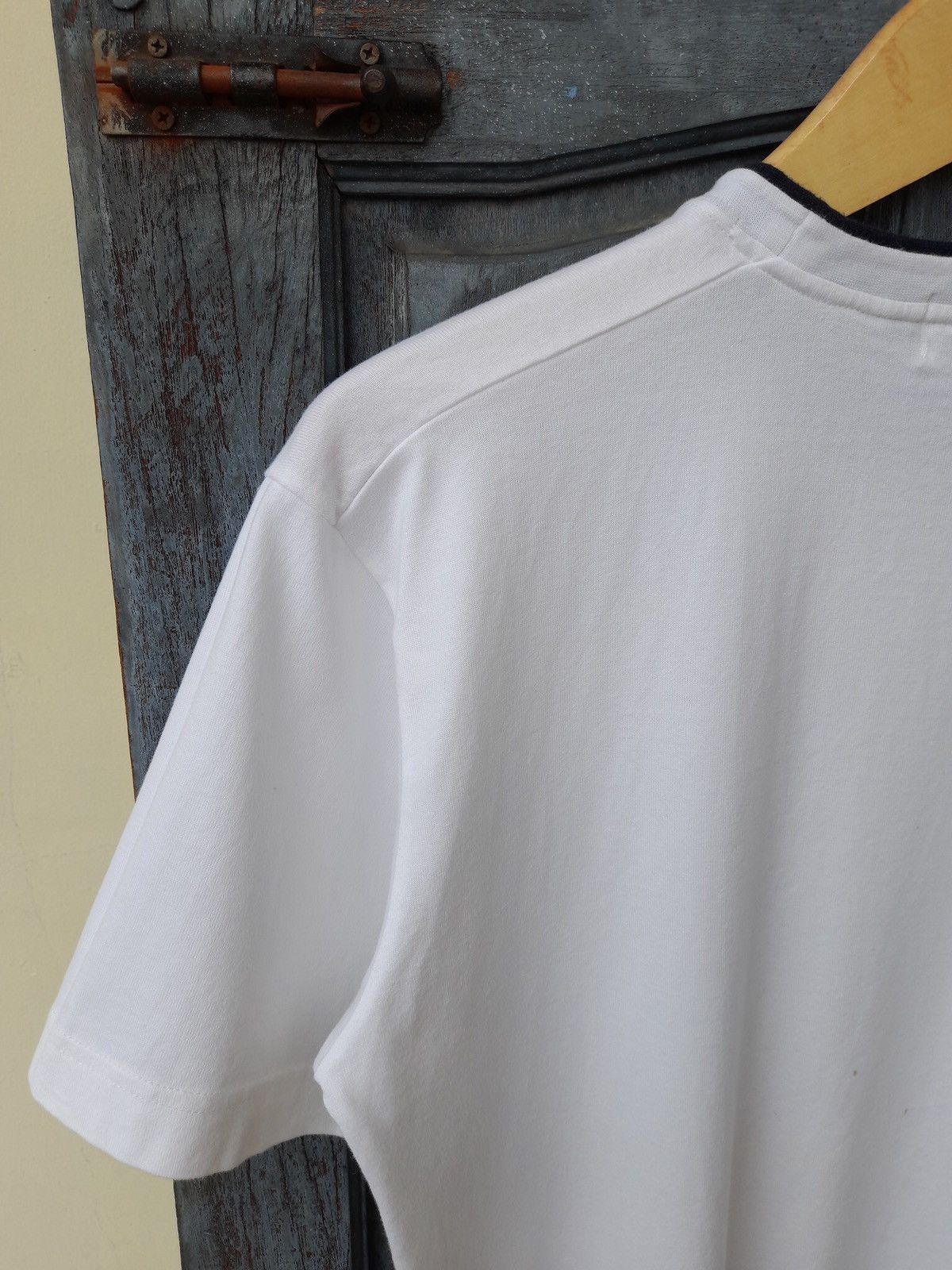 Kansai Yamamoto Vintage Kansai Yamamoto Homme Logo Stripe Tee Japan Designer Size US L / EU 52-54 / 3 - 12 Thumbnail