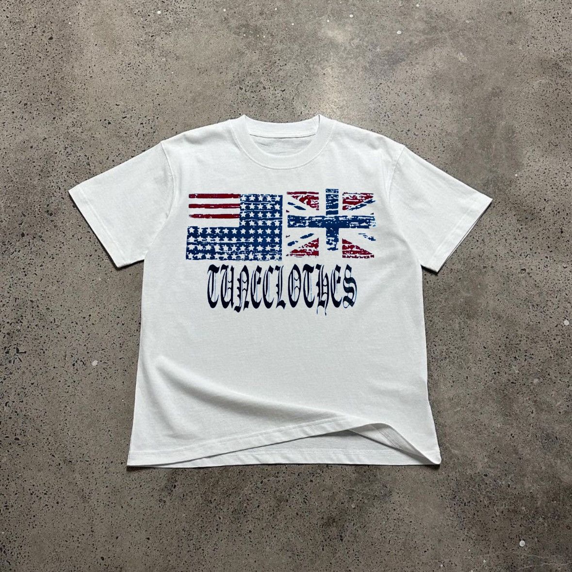 Band Tees reversed USA & United Kingdom flag shirt Size US XXL / EU 58 / 5 - 1 Preview