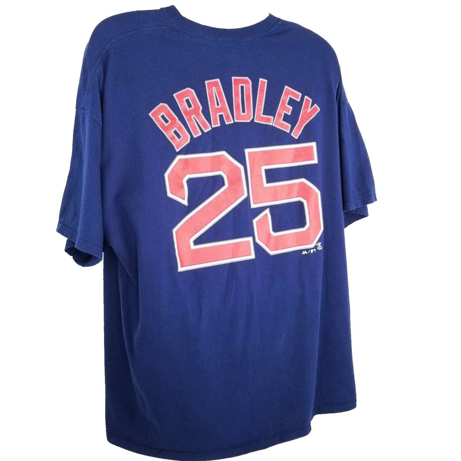 Majestic Majestic Boston Red Sox T Shirt Bradley 25 Mens Size 2XL Size US XXL / EU 58 / 5 - 8 Thumbnail