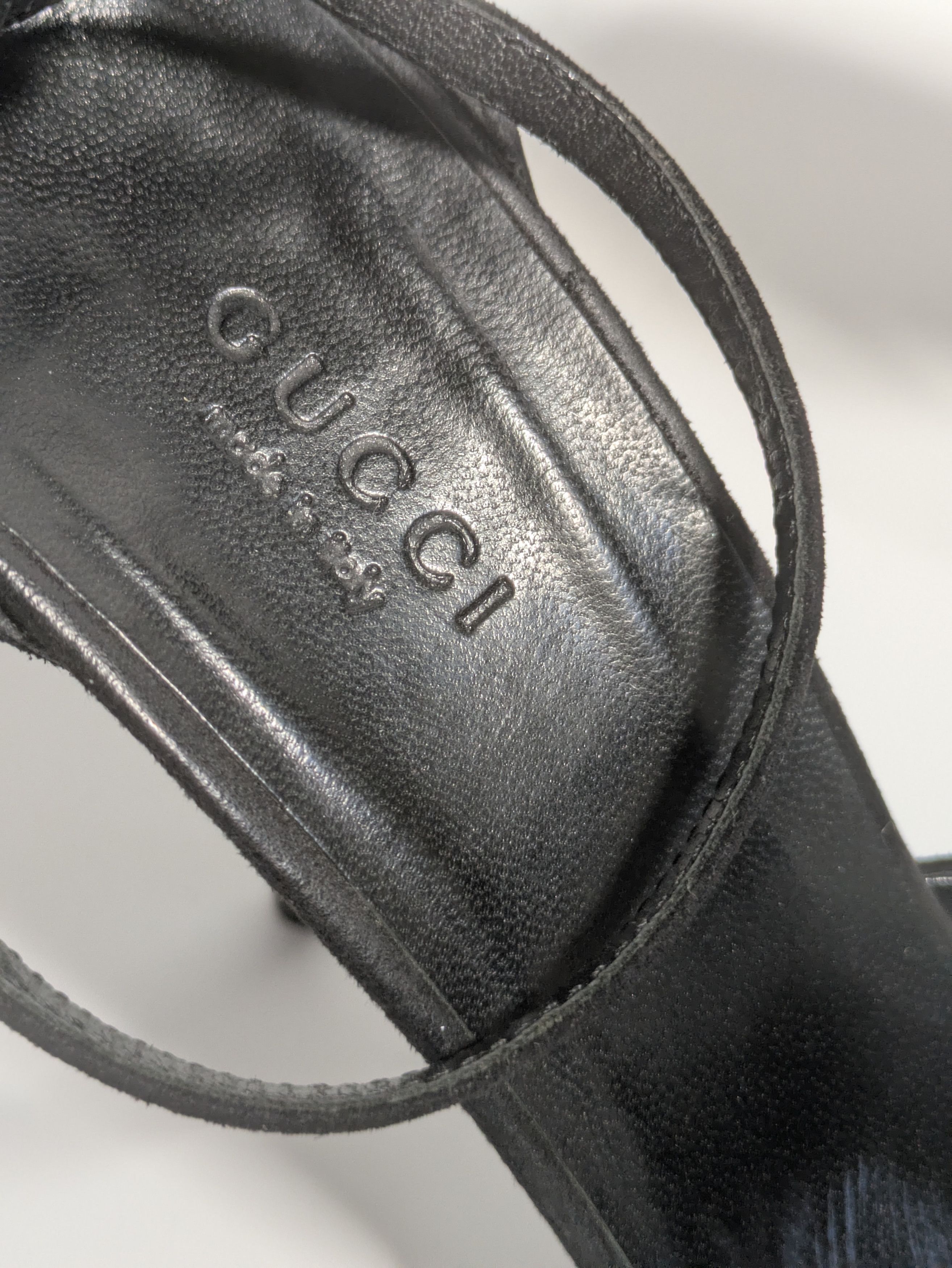 Gucci Frida Giannini-era Gucci heels - embellished bamboo detail Size US 5.5 / IT 35.5 - 2 Thumbnail