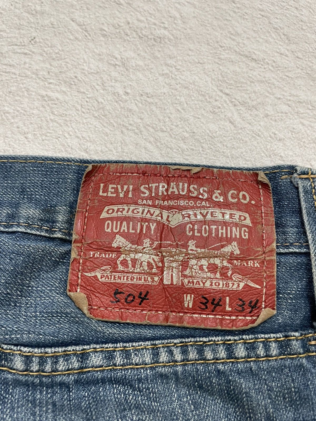 Levi's Levis Vintage Fading Denim Red Label Jeans Washed Size US 32 / EU 48 - 6 Thumbnail
