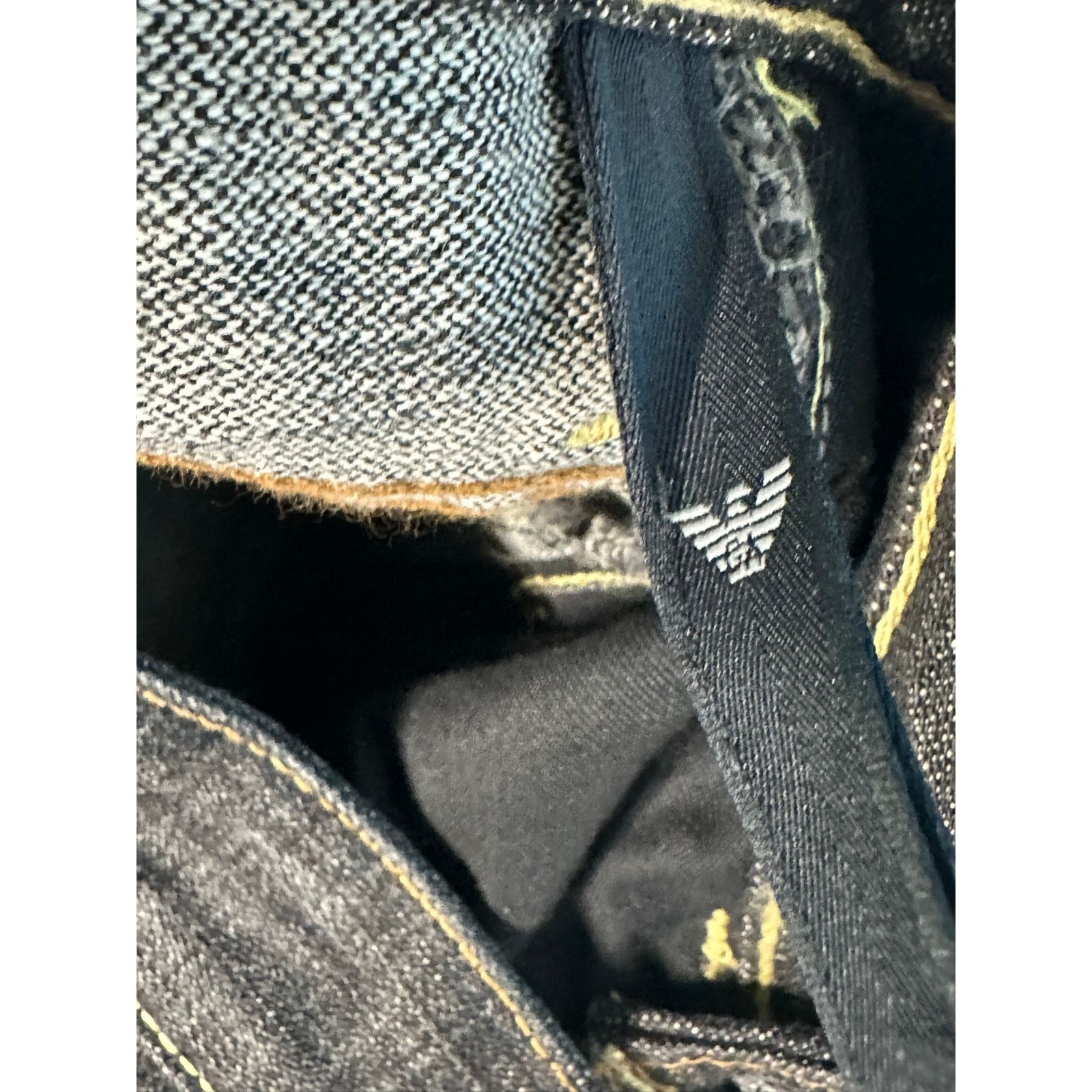 Emporio Armani Emporio Armani Johnny Slim Fit Black Jeans size 31 Size US 31 - 10 Thumbnail
