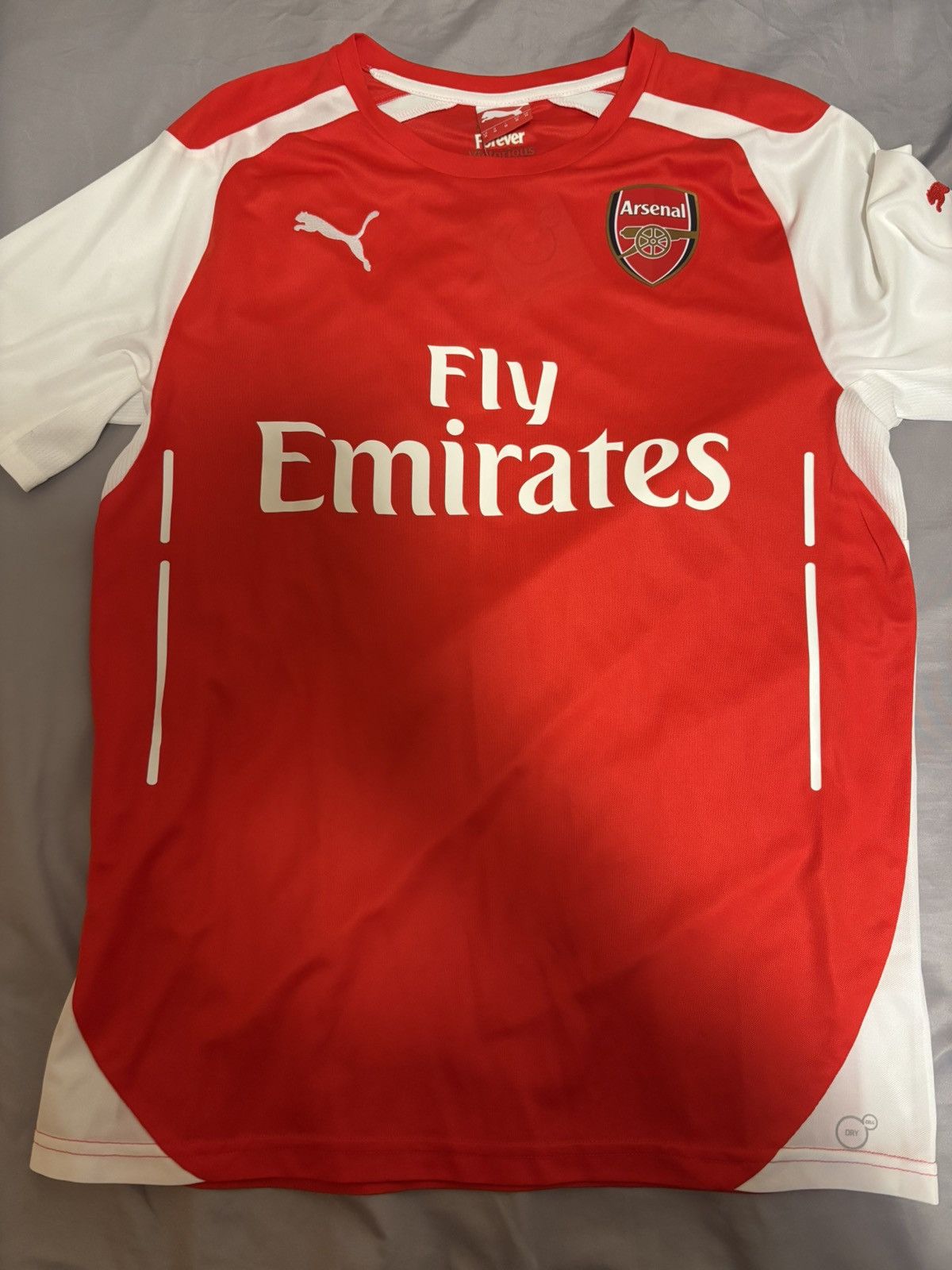 Puma Arsenal 2014-15 giroud signed shirt with autograph Size US L / EU 52-54 / 3 - 1 Thumbnail