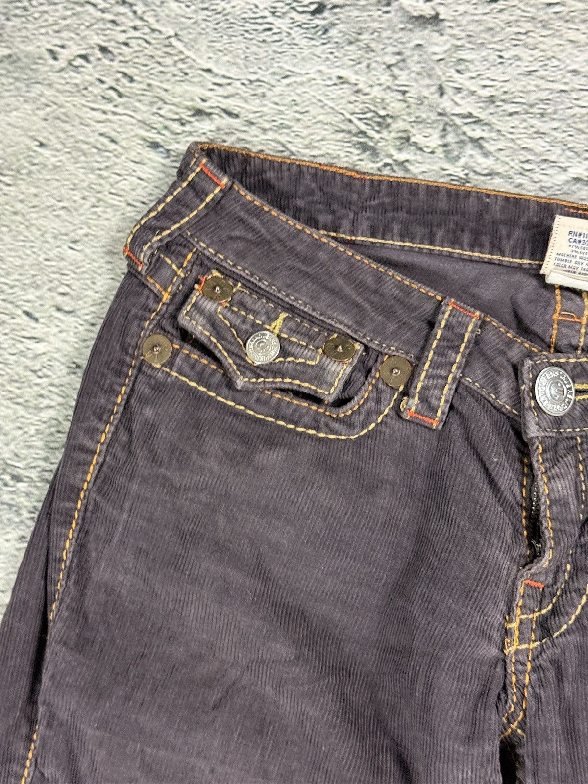 True Religion True Religion Billy Big T jeans cords corduroy pants flared Size US 29 - 8 Thumbnail