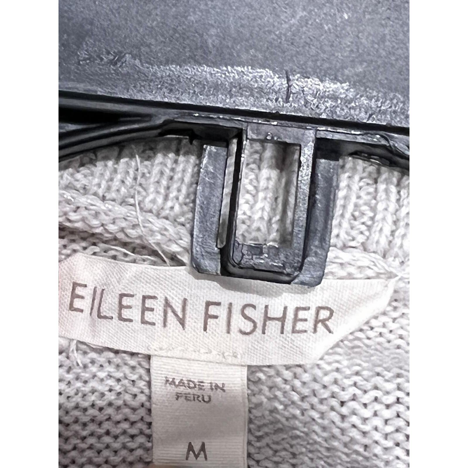 Eileen Fisher Eileen Fisher Women 100% Organic Cotton Gray Size M A000887 Size M / US 6-8 / IT 42-44 - 4 Thumbnail