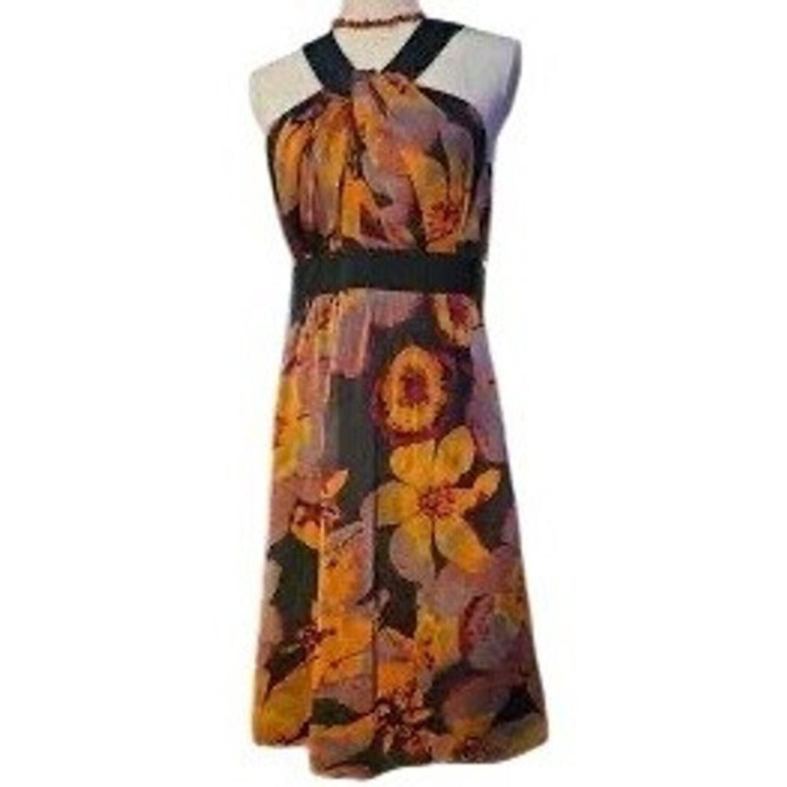 Other The Limited Floral Halter Dress Womens 12 Multicolor NEW Size XL / US 12-14 / IT 48-50 - 1 Thumbnail
