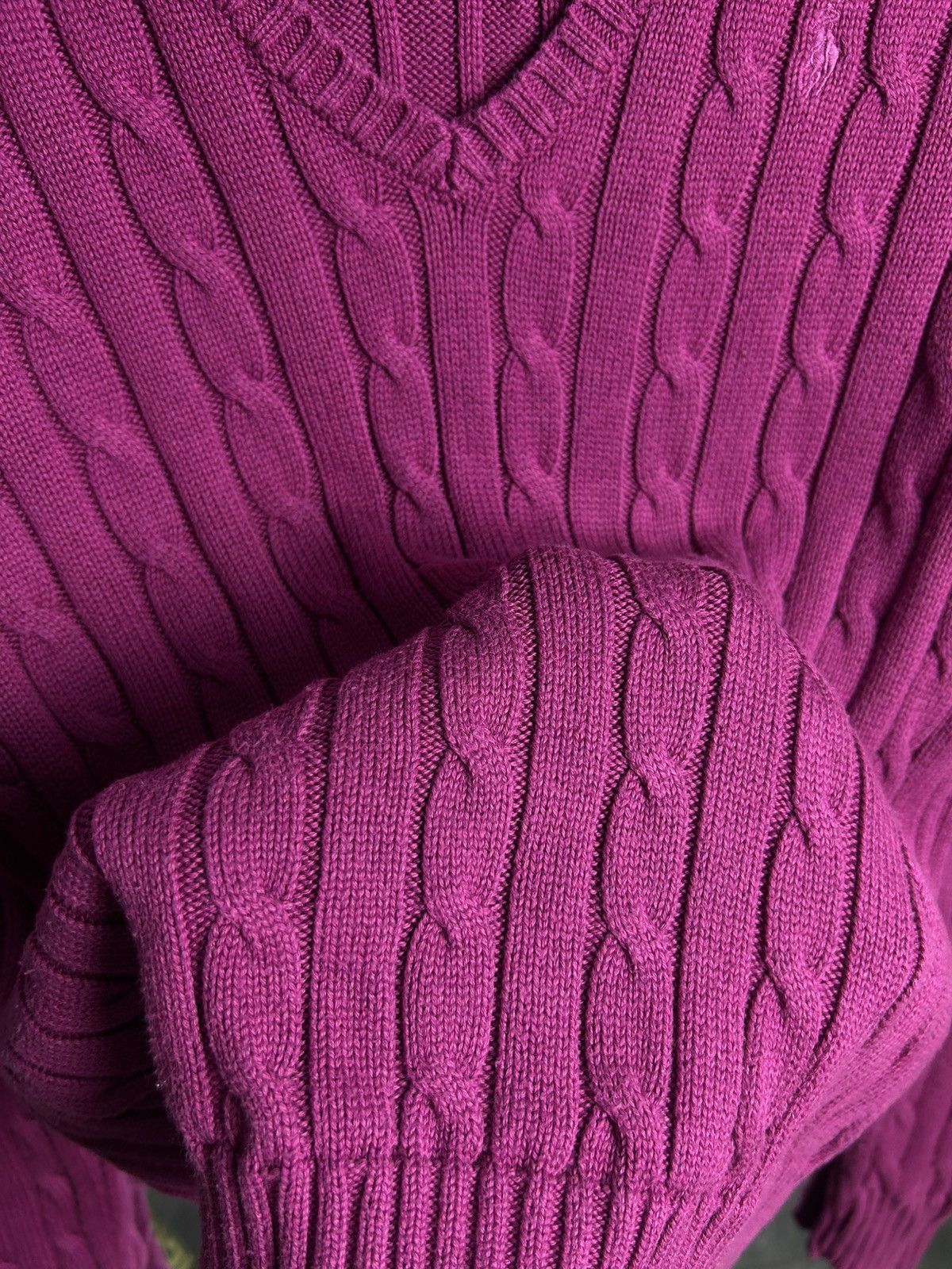 Vintage Sweater knit Polo Ralph Lauren PRL Purple vintage Medium Size M / US 6-8 / IT 42-44 - 11 Thumbnail