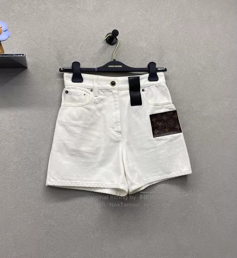 Louis Vuitton Louis Vuitton Adornment paneled denim shorts Size 31" - 3 Thumbnail