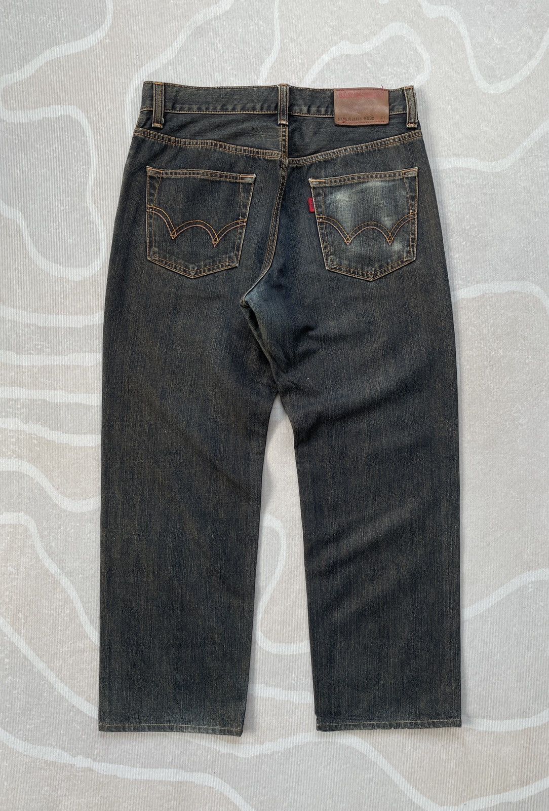 Edwin Vintage Mudwash Edwin 503Z (LG114) Size US 32 / EU 48 - 3 Thumbnail