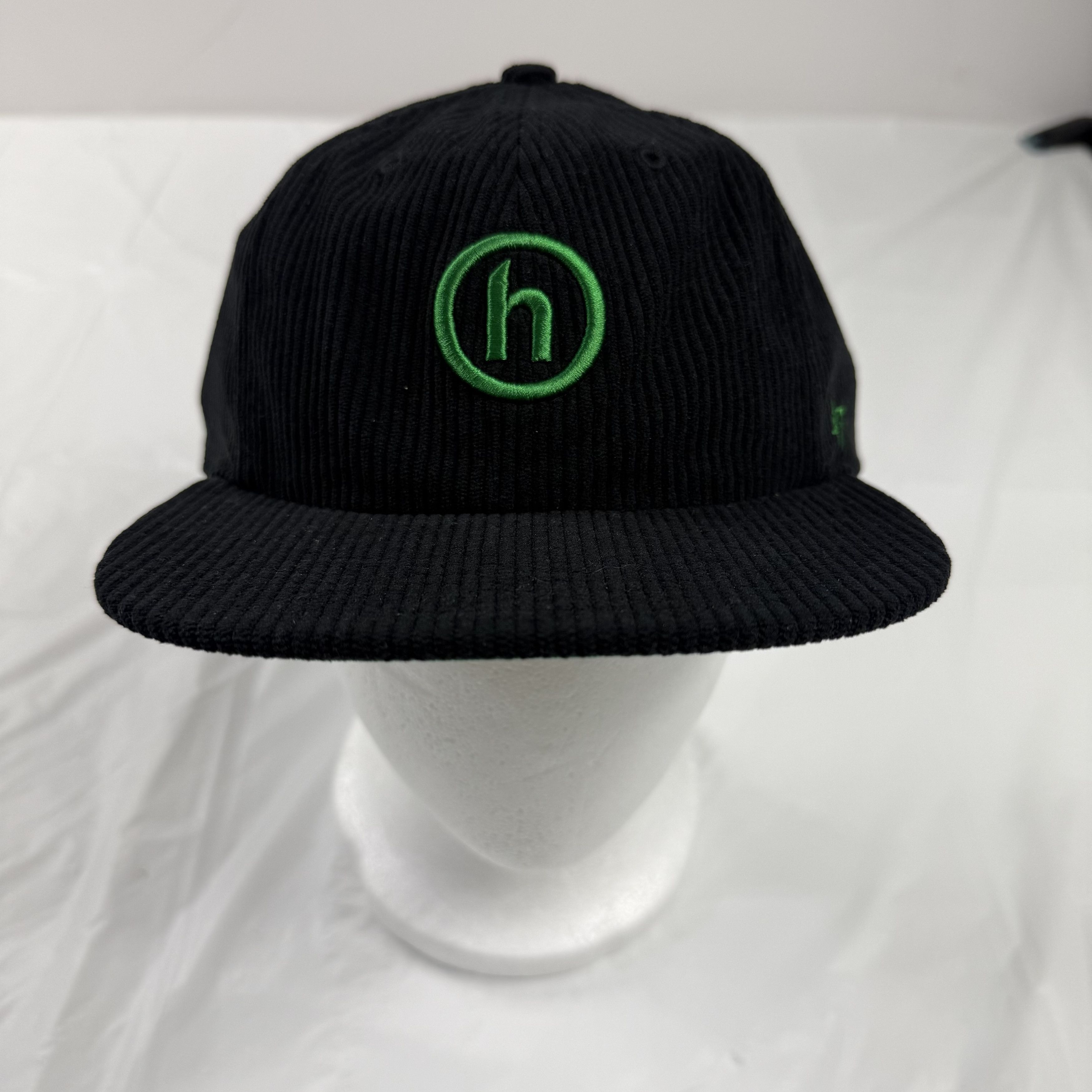 Huf HUF x 47 Brand Black Corduroy Snapback Hat Size ONE SIZE - 1 Thumbnail