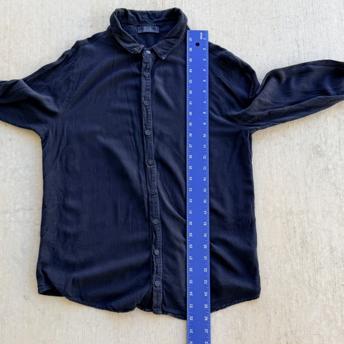 CP Shades CP Shades Shirt Men Size XS Rayon Wool Blend Navy Size US XS / EU 42 / 0 - 6 Thumbnail