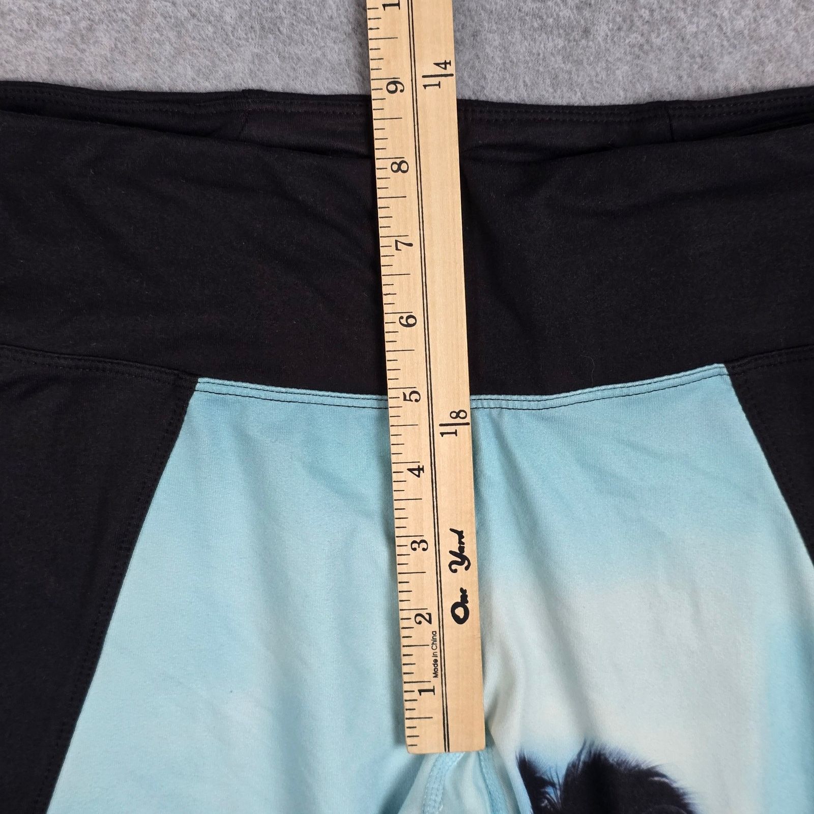 Betsey Johnson Betsey Johnson Medium Crop Leggings Palm Tree Black Blue Size 28" / US 6 / IT 42 - 13 Thumbnail