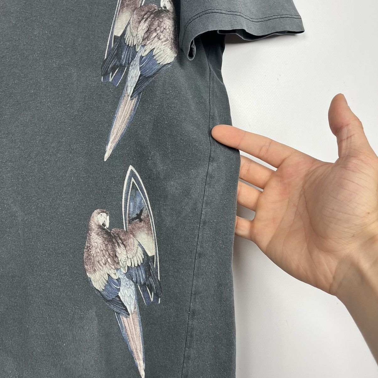 Allsaints Designer Allsaints surfin bird oversize fit y2k tee Size US M / EU 48-50 / 2 - 16 Thumbnail