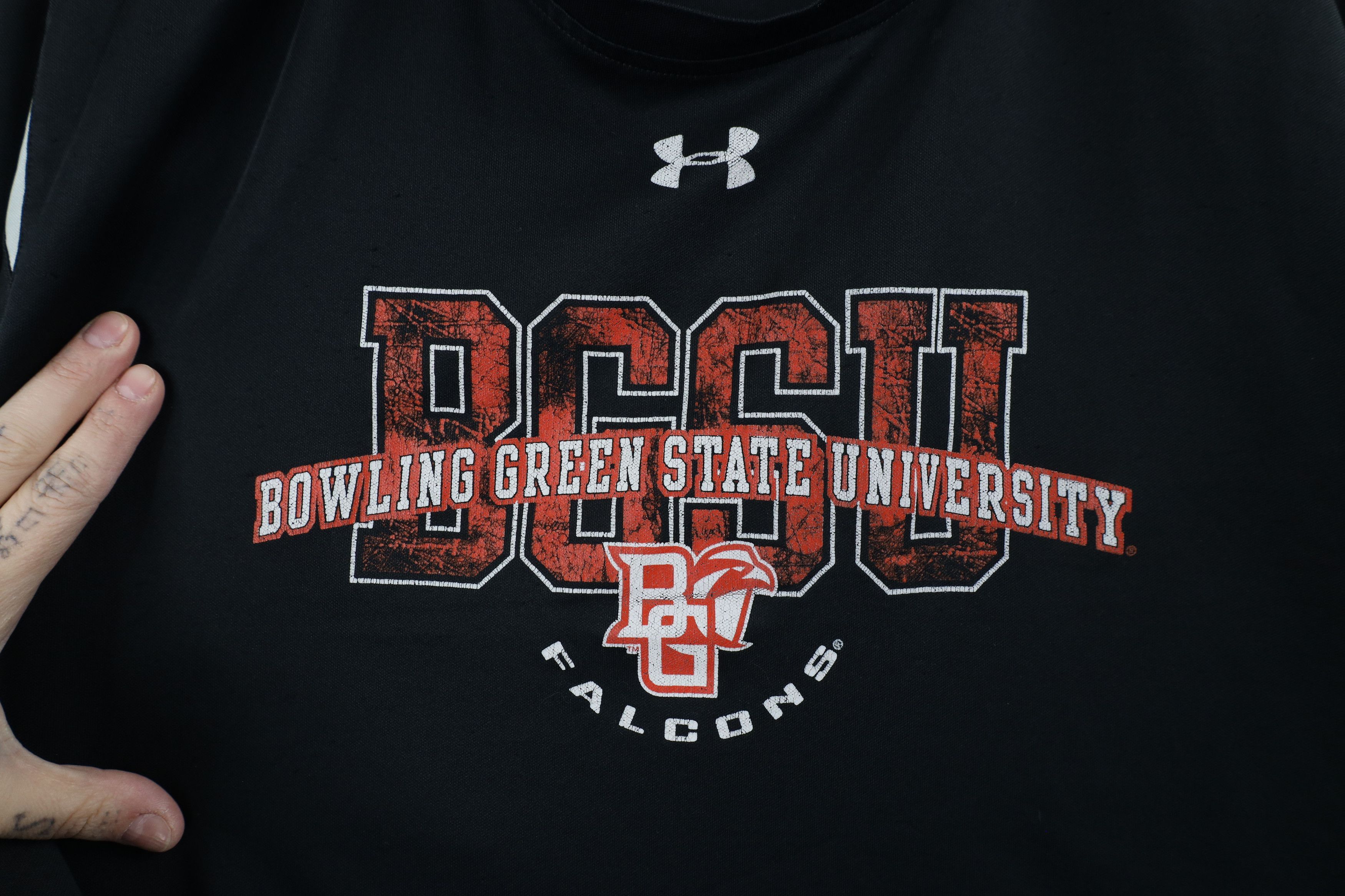 Under Armour × Vintage Under Armour Bowling Green State University Football T-Shirt Size US XXL / EU 58 / 5 - 4 Thumbnail