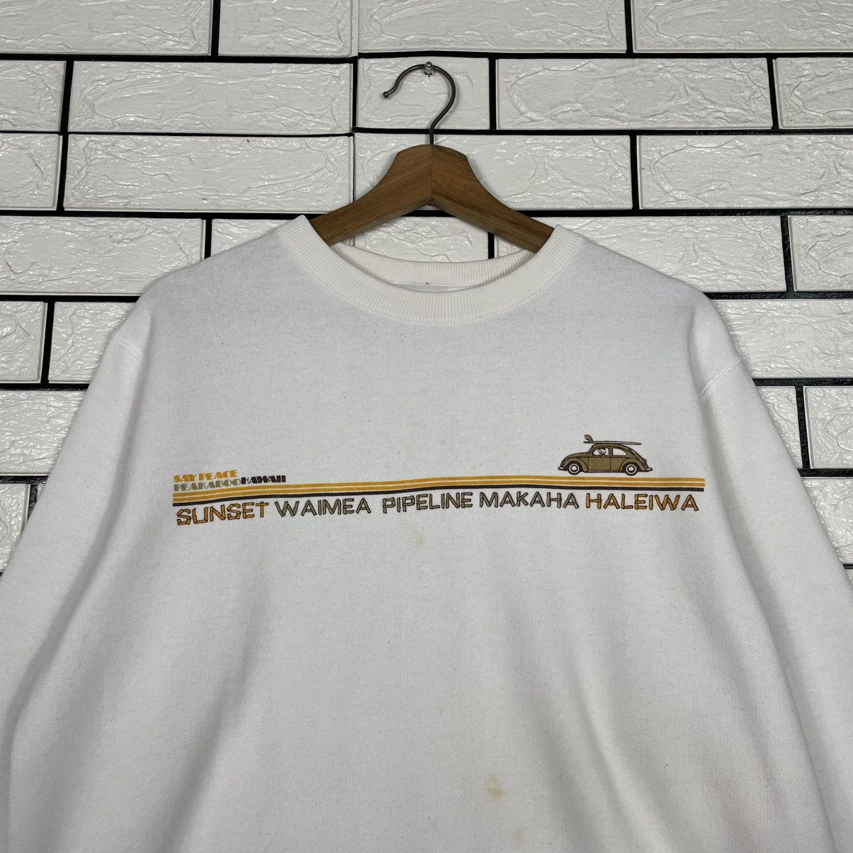 Japanese Brand Peakaboo Hawaii Sweatshirt Size M / US 6-8 / IT 42-44 - 2 Thumbnail
