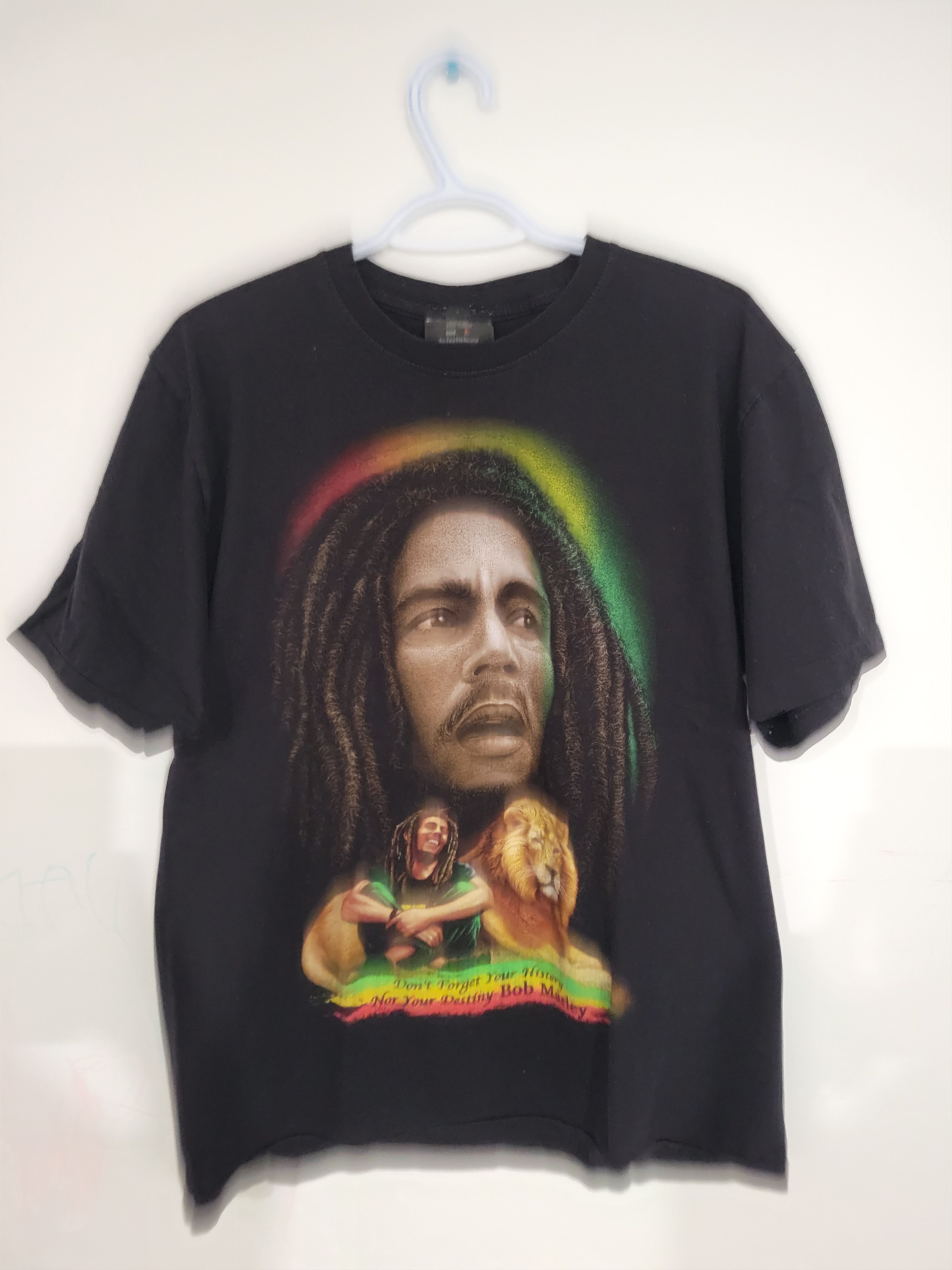 Bob Marley Mens Bob Marley dont forget your history Jay's Rock- Size L Size US L / EU 52-54 / 3 - 2 Thumbnail