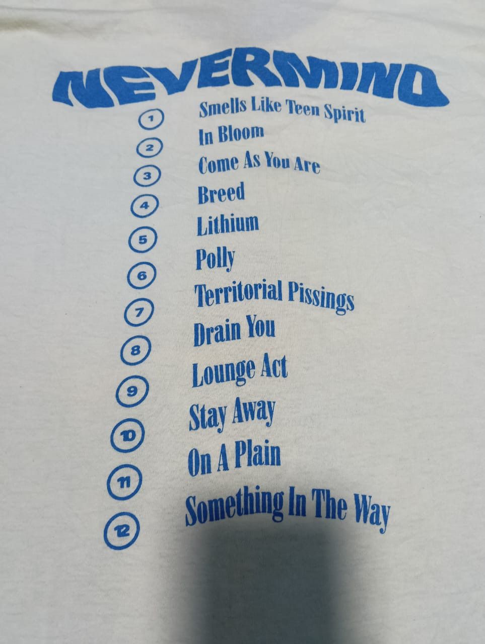 Nirvana Vintage 1992 Nirvana Nevermind Tshirt Size US L / EU 52-54 / 3 - 4 Thumbnail
