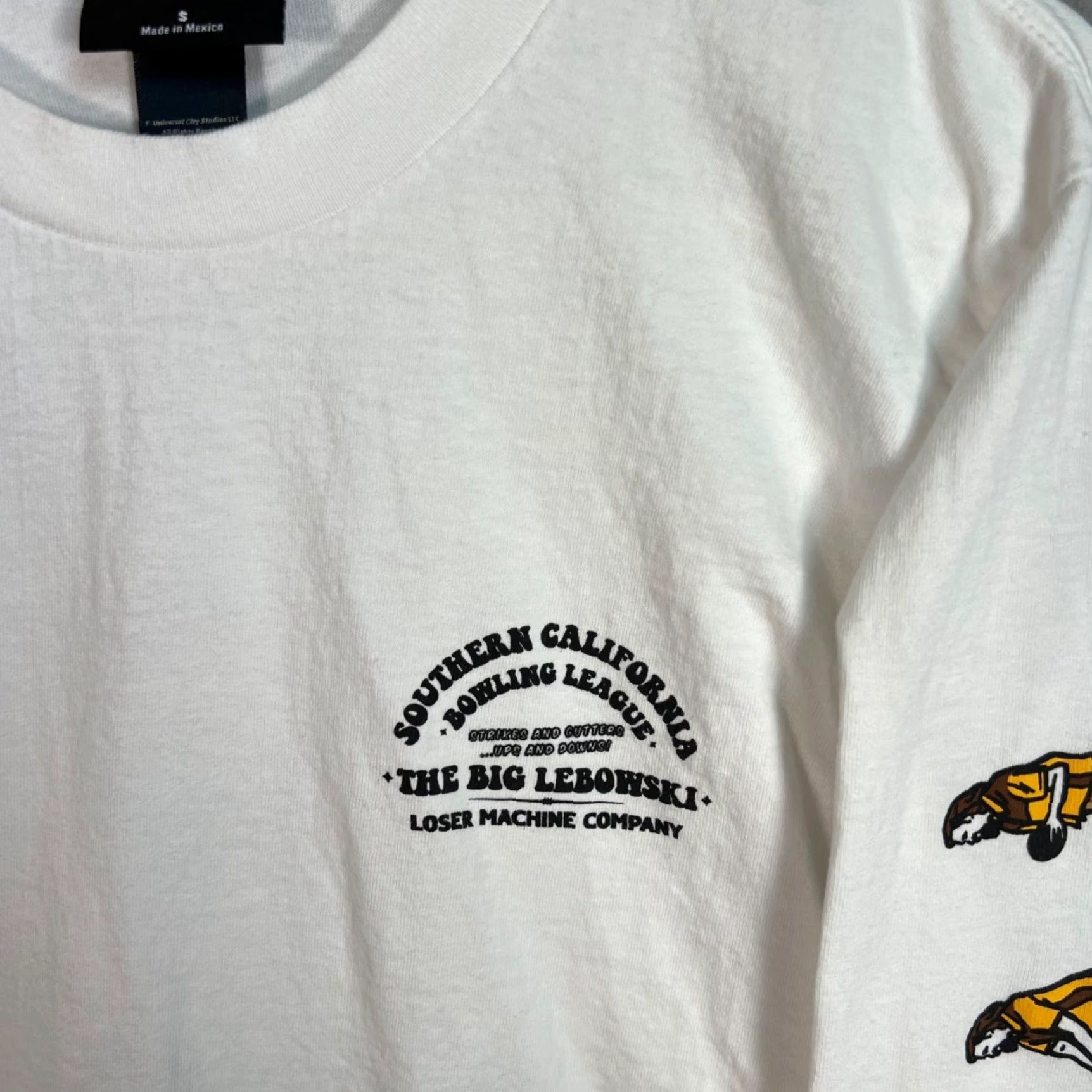Vintage VINTAGE The Big Lebowski X Loser Machine Co. White Long Sleeve T-Shirt Small Mens Size US S / EU 44-46 / 1 - 5 Thumbnail