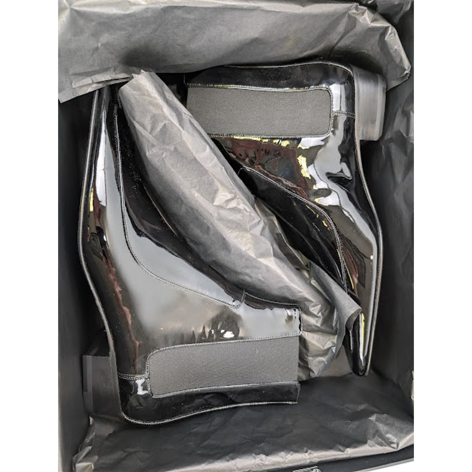 Saint Laurent Paris o1rshd1 Leather Paolo 30 Chelsea Boots in Nero Size US 8 / EU 41 - 17 Thumbnail