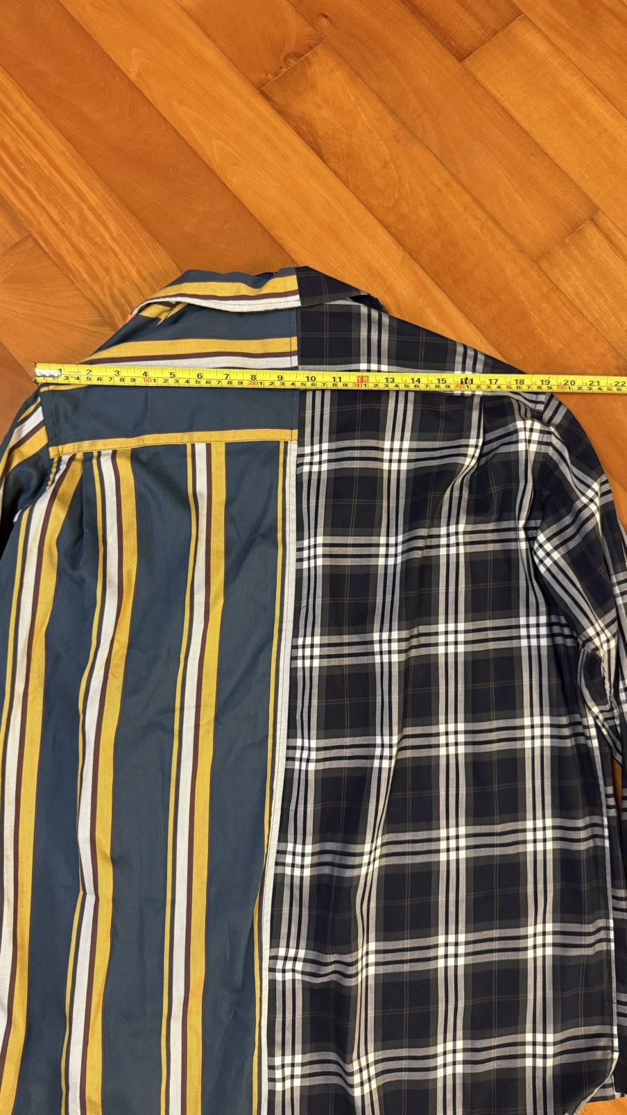 Maison MIHARA YASUHIRO MIHARA YASUHIRO MIX PATTERN LS SHIRT Size US M / EU 48-50 / 2 - 13 Thumbnail
