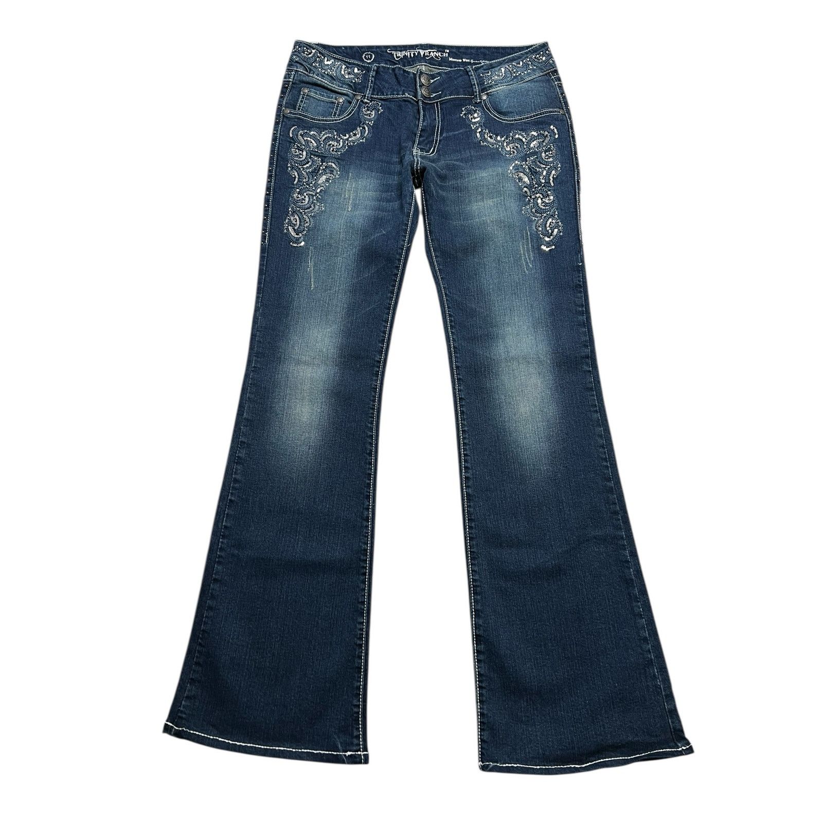 Other Y2K Trinity Ranch Women’s Jeans Sz 12 Dark Western 30x31 Size 34" / US 12 / IT 48 - 1 Thumbnail