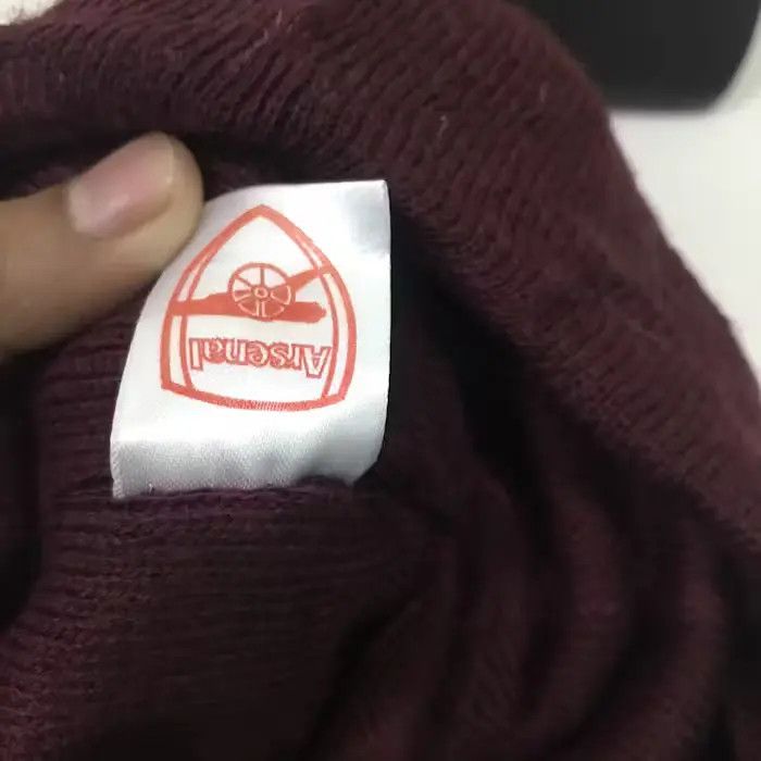 Vintage Arsenal Small Logo Beanie Hat Size ONE SIZE - 5 Thumbnail