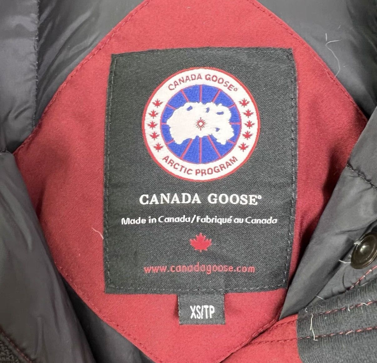 Canada Goose Canada Goose / Burgundy Women's Parka Down Jacket K12 Size XS / US 0-2 / IT 36-38 - 3 Thumbnail