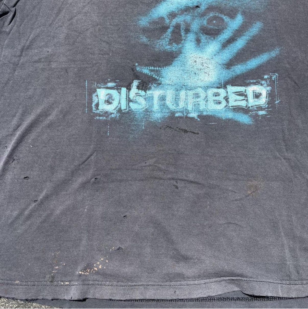 Vintage Vintage Faded Disturbed T-Shirt Size US L / EU 52-54 / 3 - 3 Thumbnail