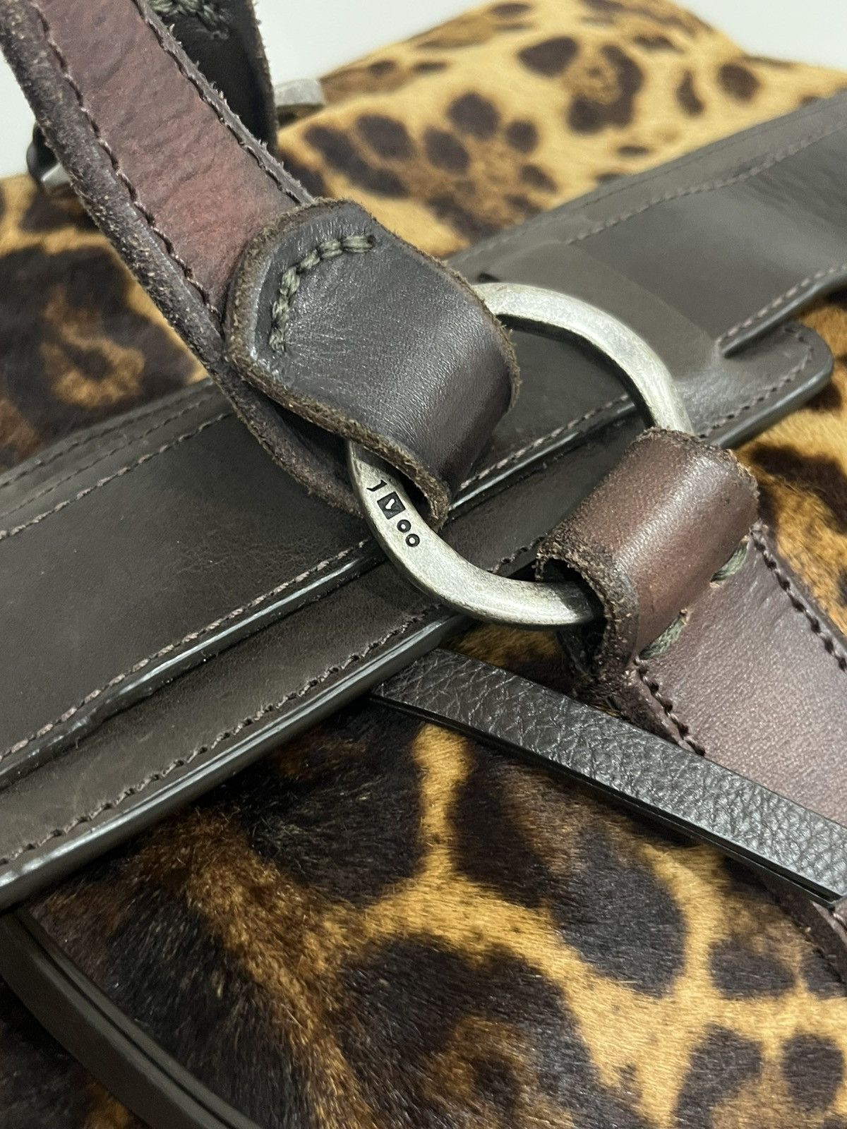 John Varvatos Leopard duffle Size ONE SIZE - 8 Thumbnail