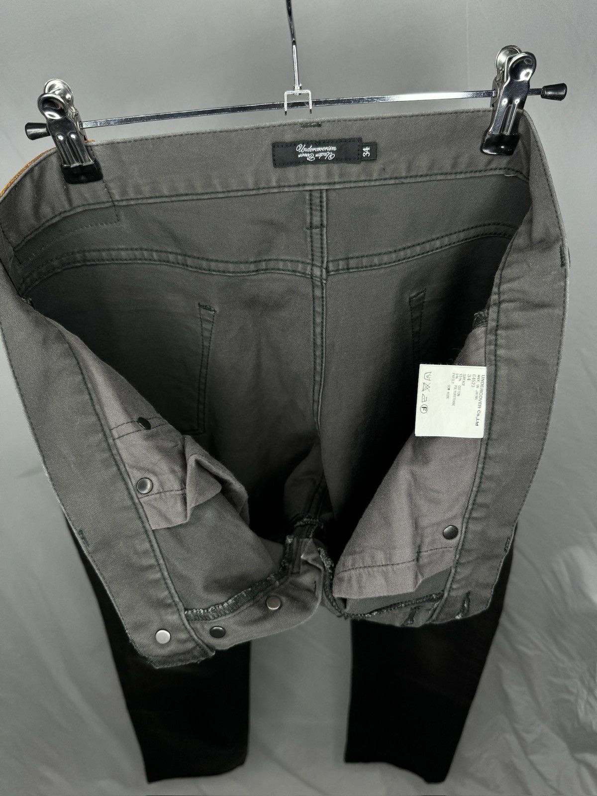 Hysteric Glamour × Undercover Hysterics Undercover Jun Takahashi Grey Pants Size US 34 / EU 50 - 2 Thumbnail