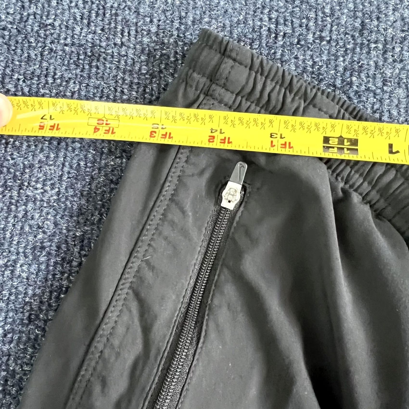 Nike Nike Track Pants Mens S Black Woven Stretch Zip Pockets Athletic Runningpants Size US 29 - 5 Thumbnail