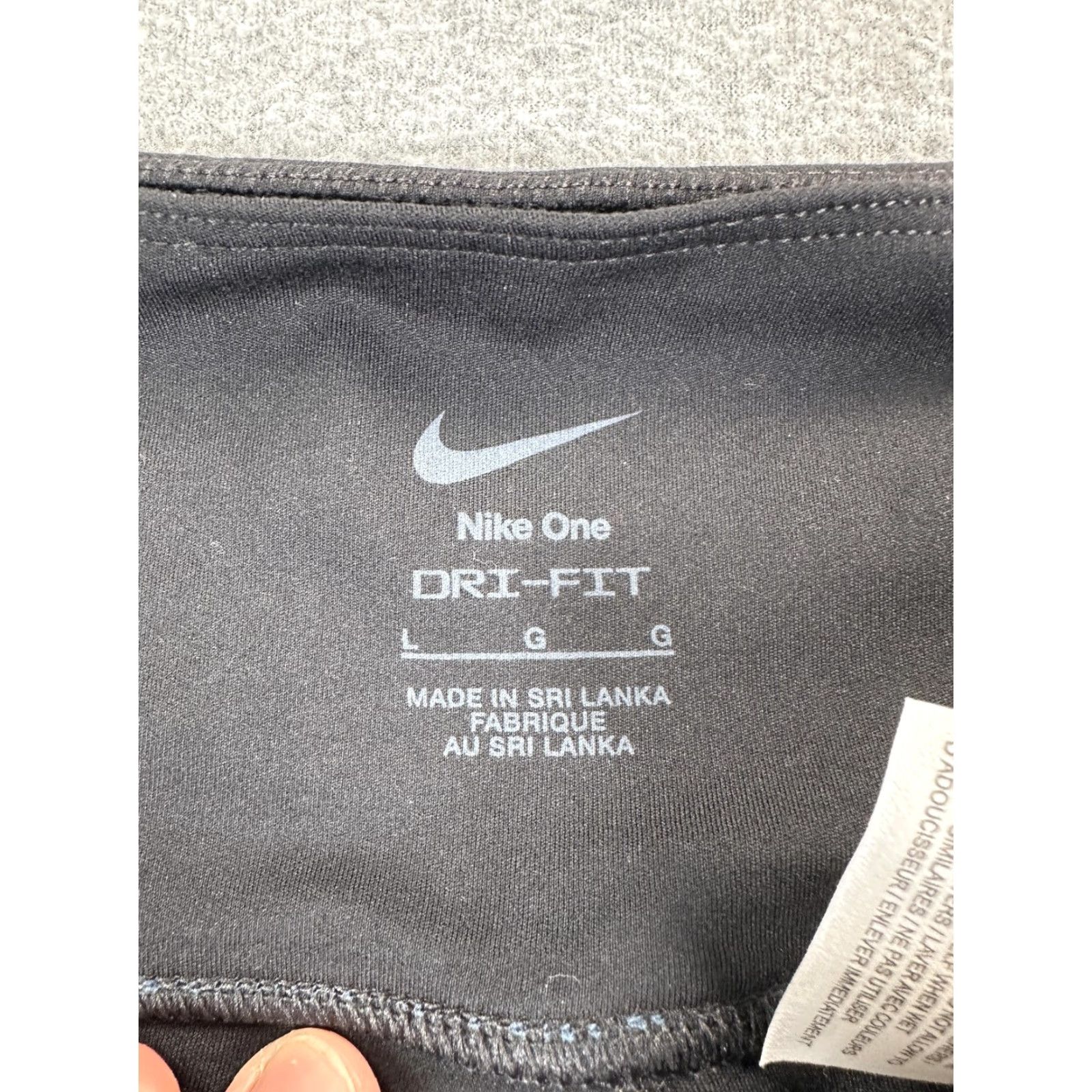 Nike Nike One Leggings Womens Large Black Dri-FIT Training Yoga Pants HJ1137-010 Size 36" / US 14 / IT 50 - 4 Thumbnail
