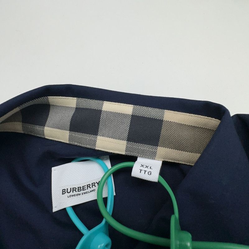 Burberry SS24 Logo Embroidered Long Sleeve Shirt 0079