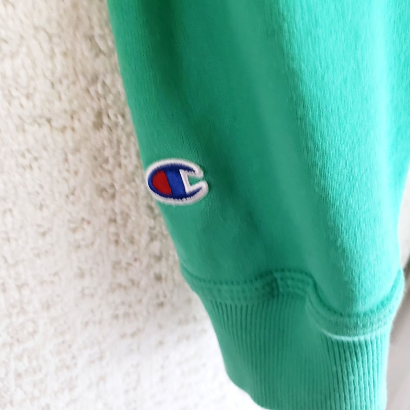 Champion VINTAGE Champion Sweatshirt L Green Pullover Crewneck Logo 90s Men Duck Size US L / EU 52-54 / 3 - 6 Thumbnail
