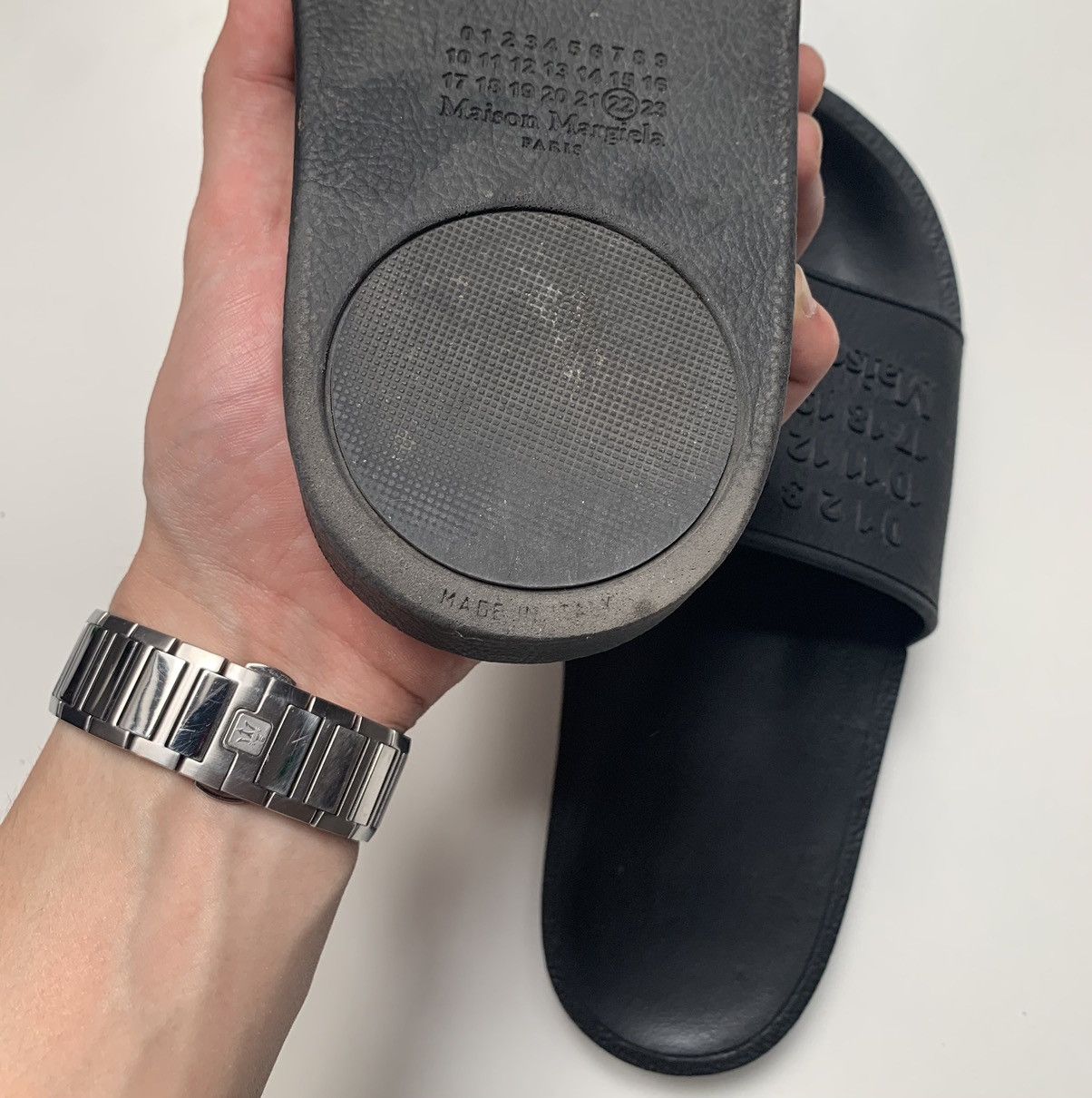 Maison Margiela Maison Margiela Tabi Slides | Grailed