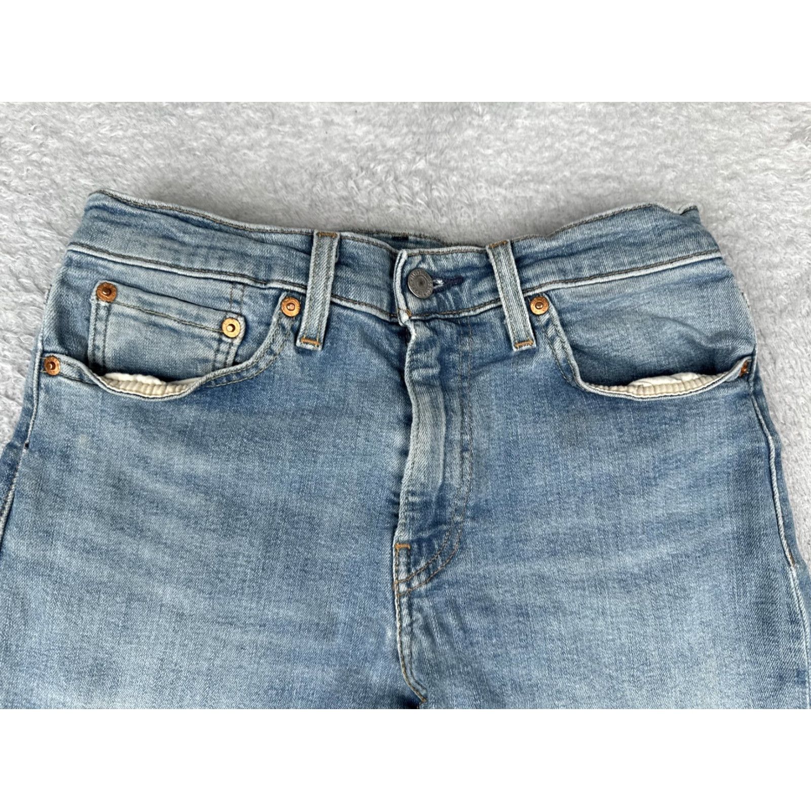 Levi's Levi's Jeans Mens Slim 29x30 Blue 512 Premium Light Wash Tapered Denim Stretch 5-Pocket Jeans Mens Size US 29 - 4 Thumbnail