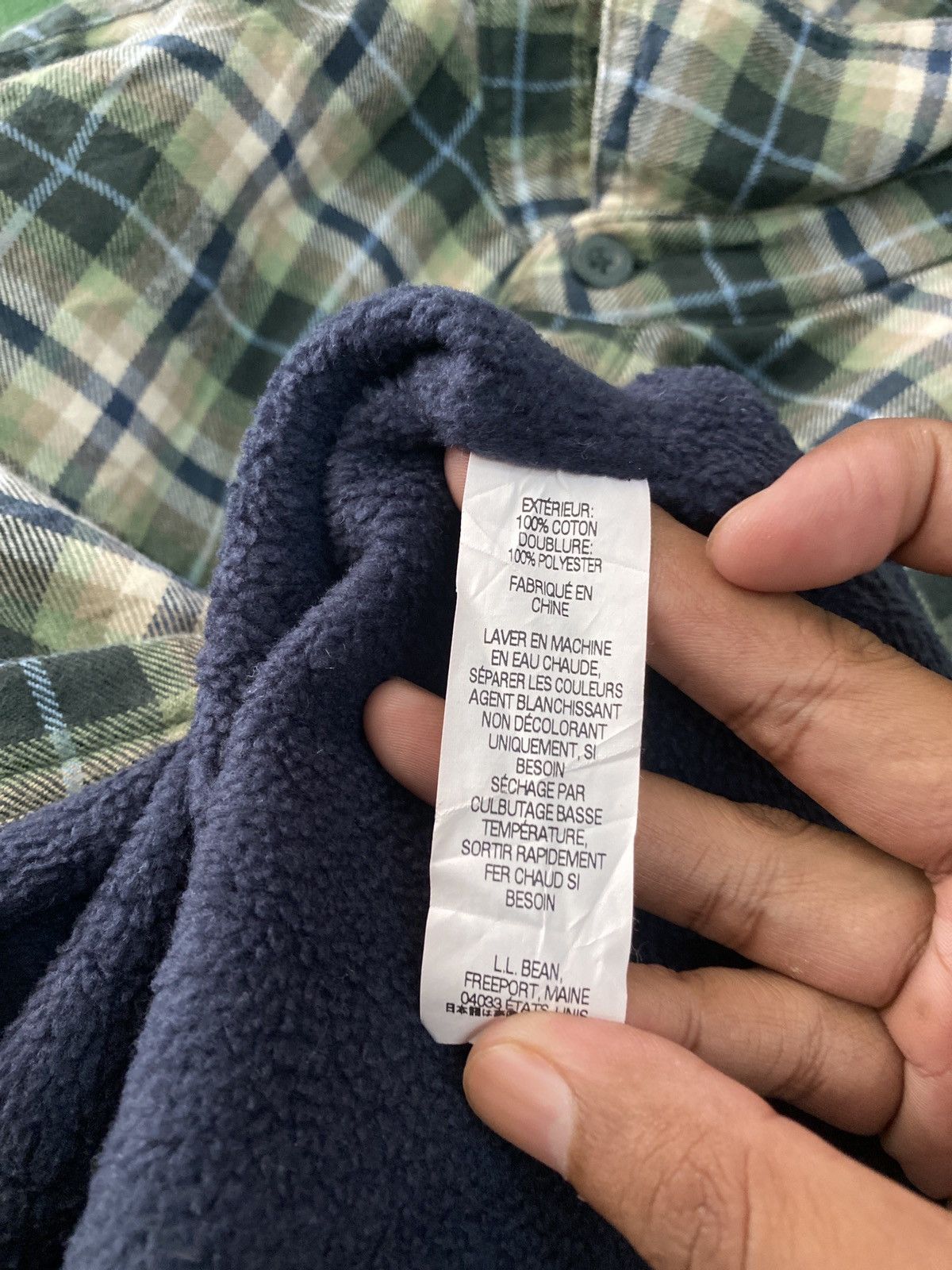 Japanese Brand Vintage L.L Bean Flannel Button Jacket Size US L / EU 52-54 / 3 - 14 Thumbnail