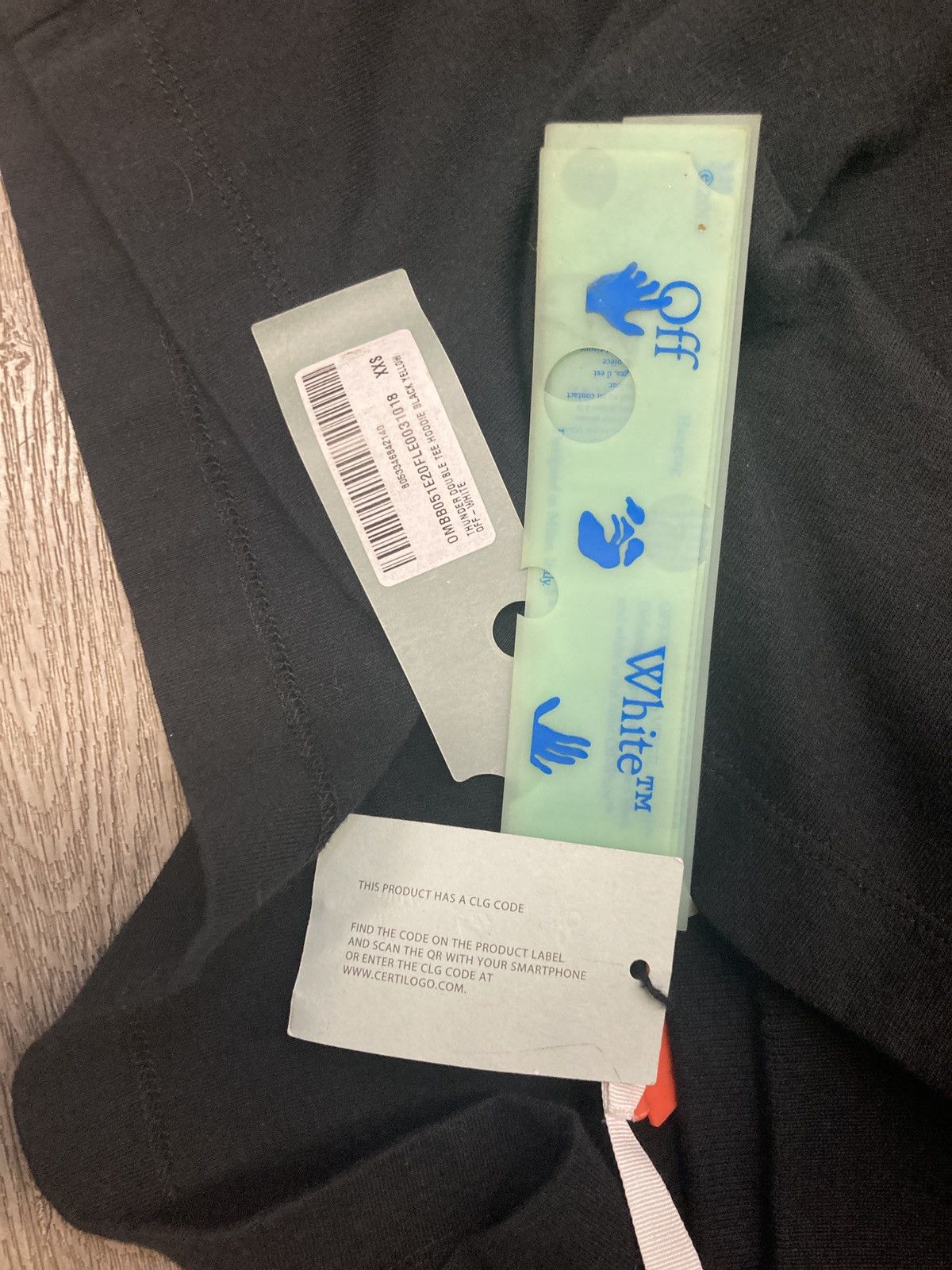 Off-White Off-White Thunder Hoodie/Shirt Size US XXS / EU 40 - 2 Thumbnail